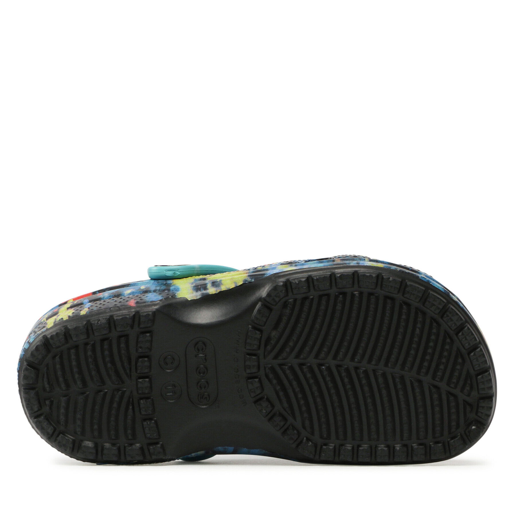 Crocs Чехли Classic Tiedye Graphic Clog K 206995 Цветен - Pepit.bg