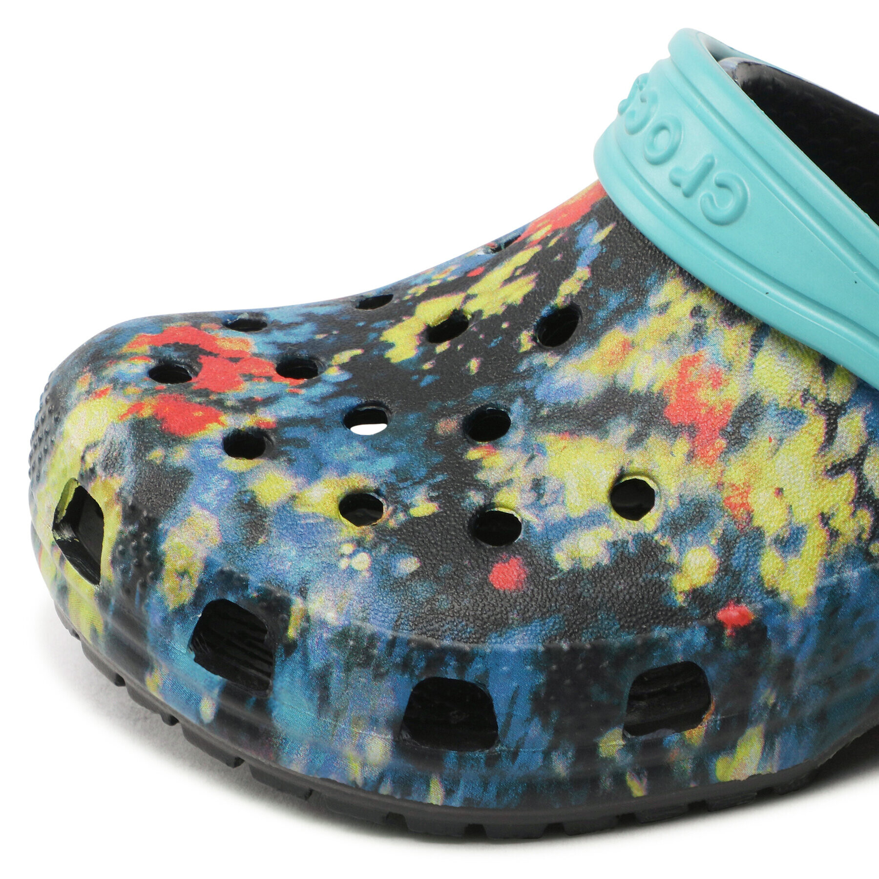 Crocs Чехли Classic Tiedye Graphic Clog K 206995 Цветен - Pepit.bg