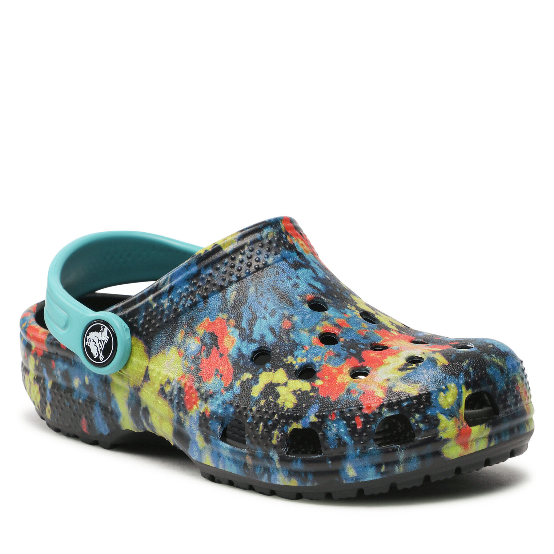 Crocs Чехли Classic Tiedye Graphic Clog K 206995 Цветен - Pepit.bg