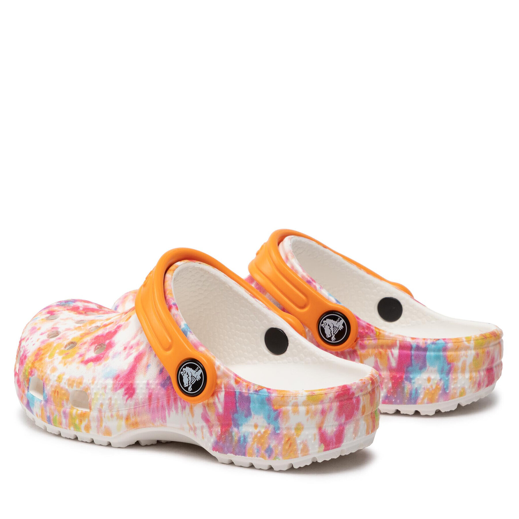 Crocs Чехли Classic Tiedye Graphic Clog K 206995 Цветен - Pepit.bg