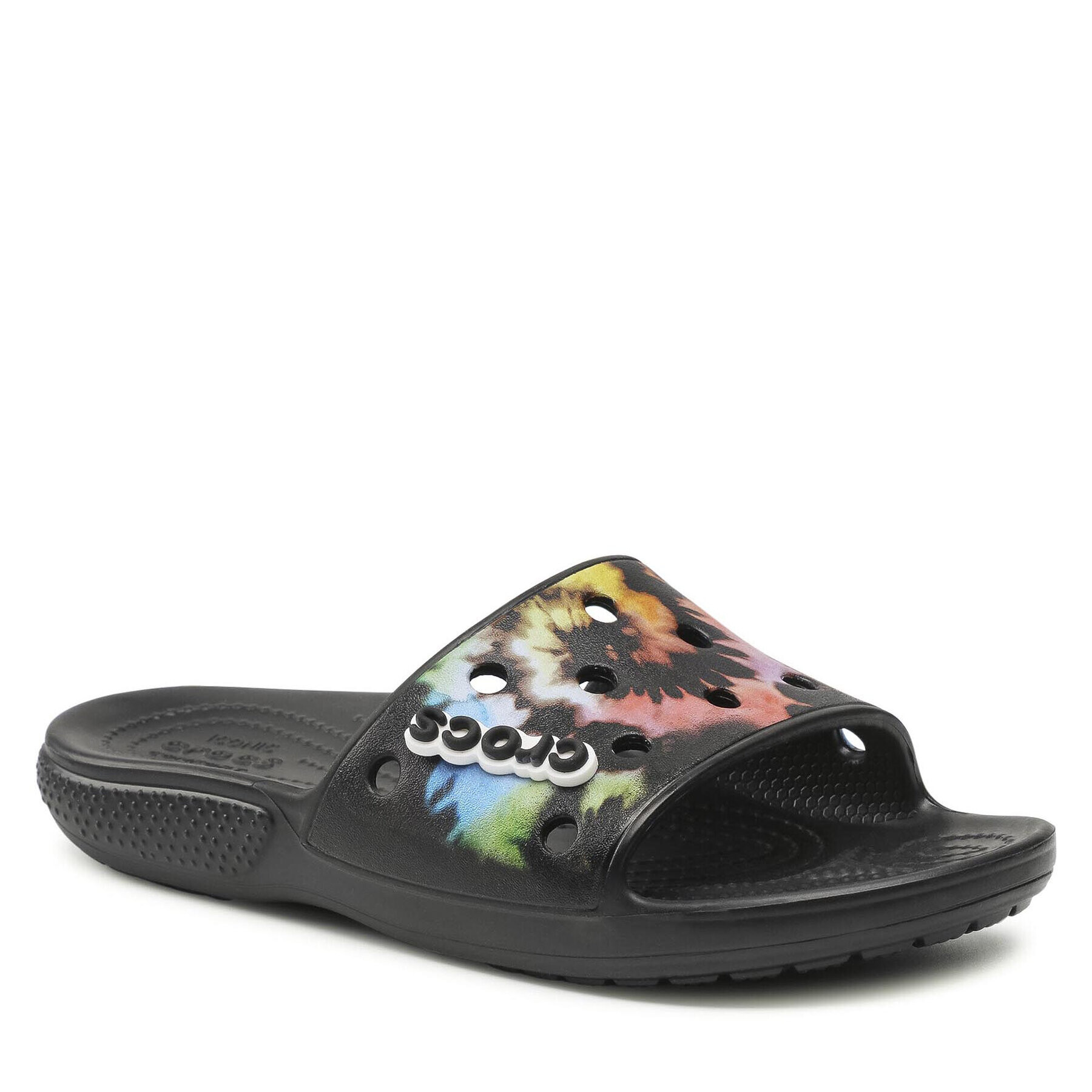 Crocs Чехли Classic Tiedye Grphc Sld 206520 Черен - Pepit.bg