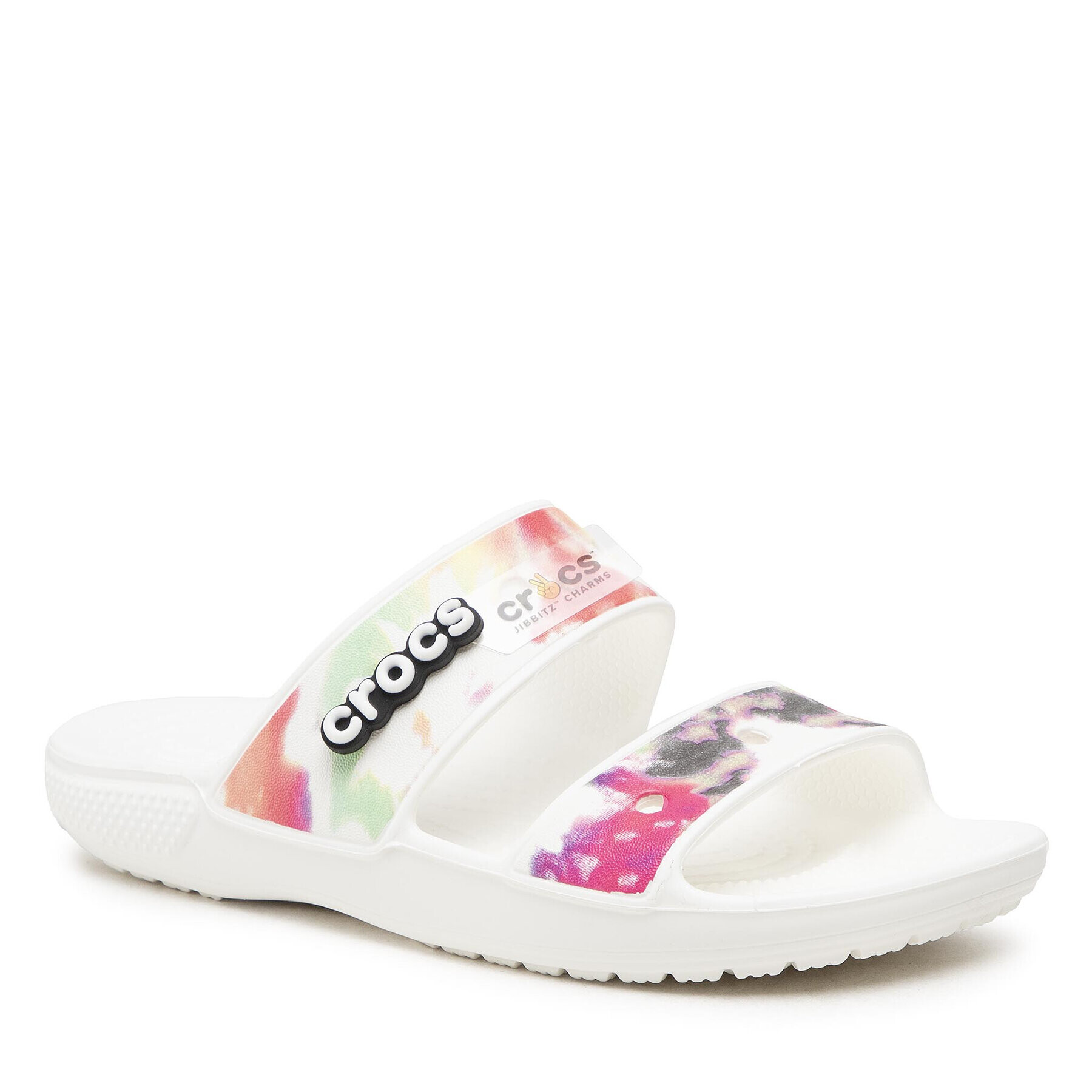 Crocs Чехли Classic Tiedye Grphcsndl 207283 Бял - Pepit.bg