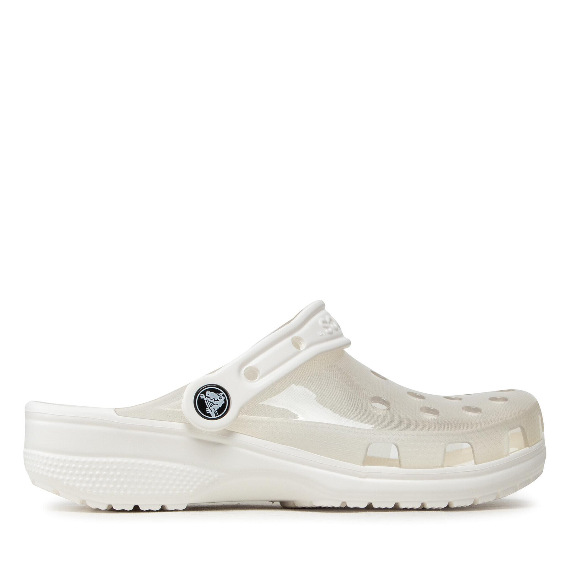 Crocs Чехли Classic Translucent Clog 206908 Бял - Pepit.bg