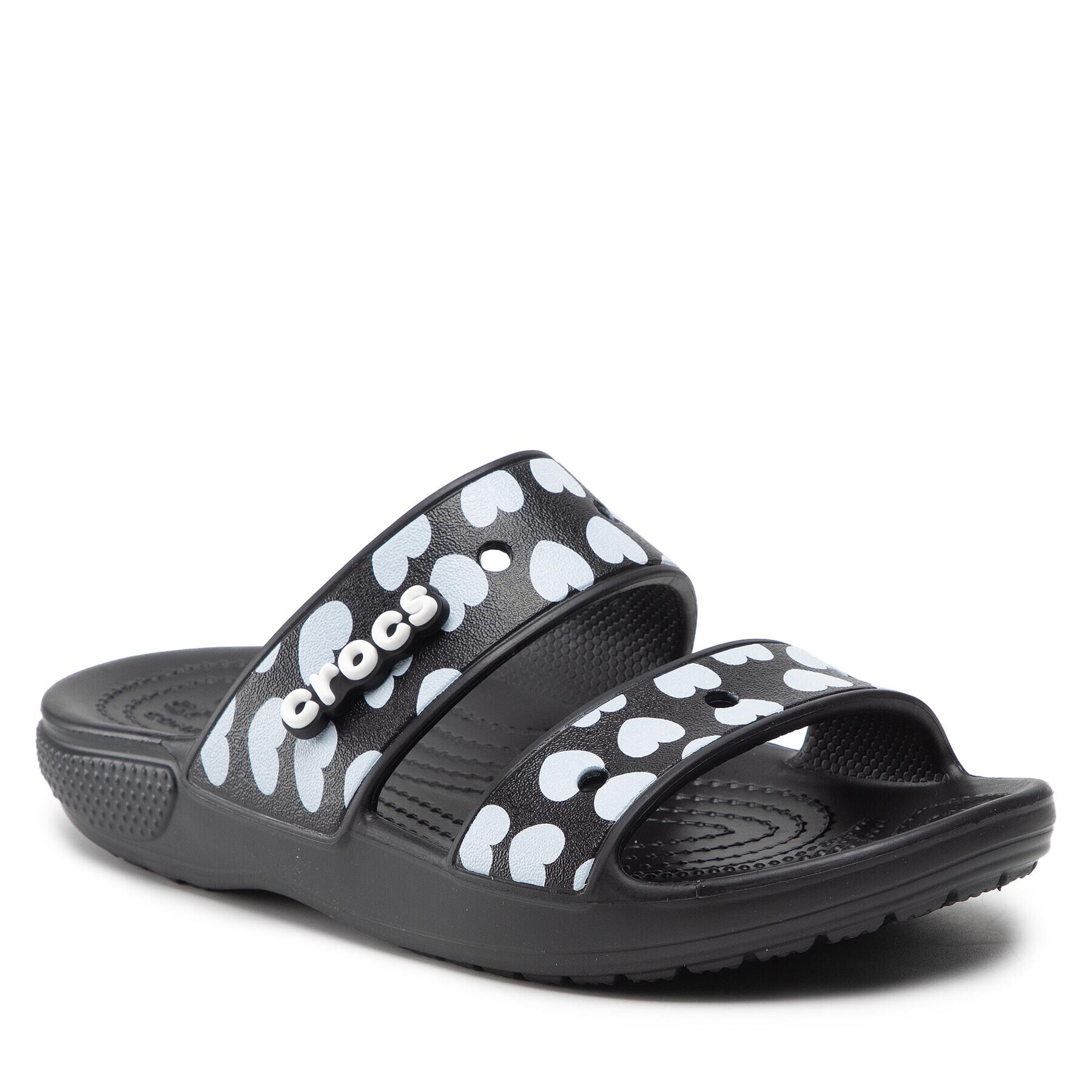Crocs Чехли Classics Heartprint Sandal 207680 Черен - Pepit.bg