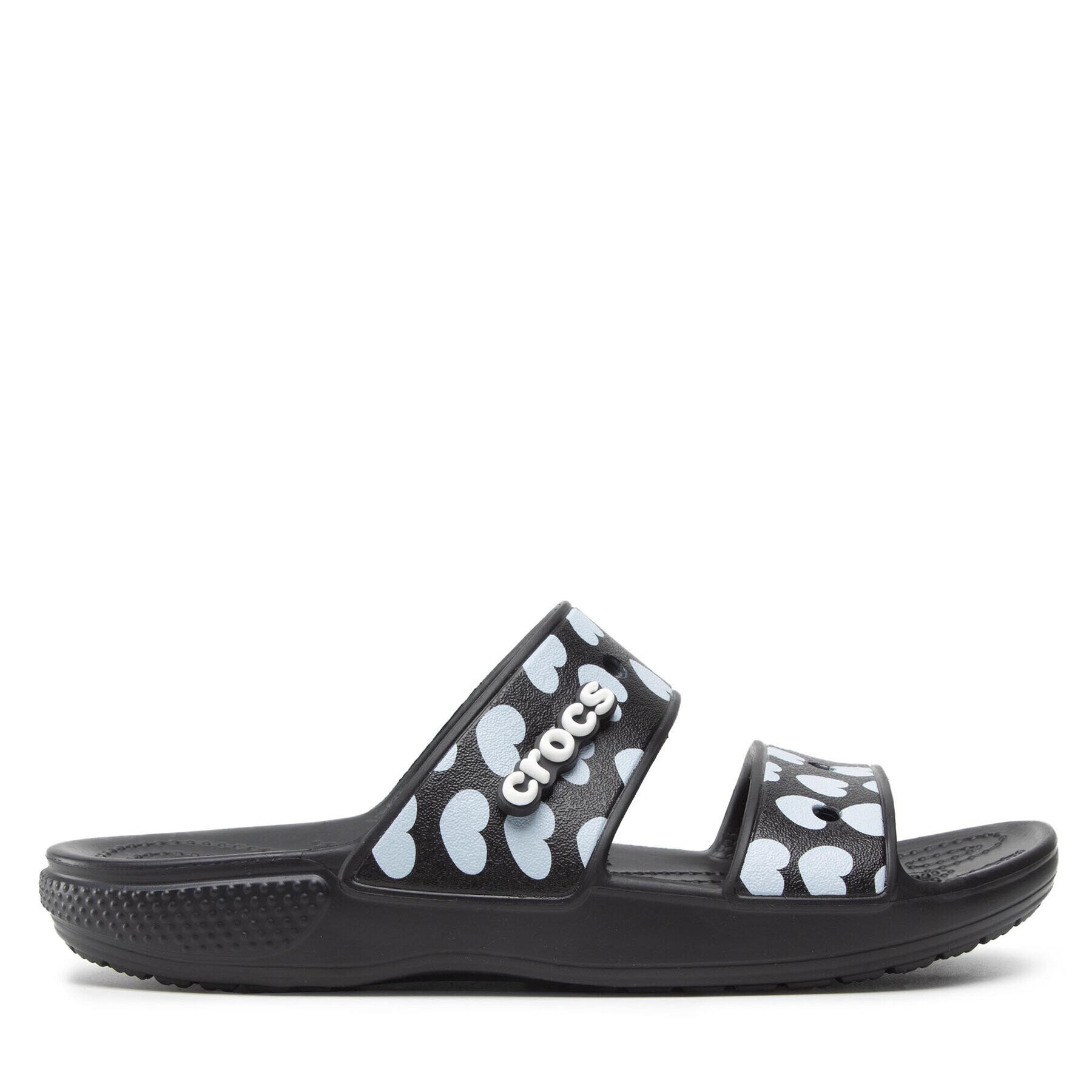 Crocs Чехли Classics Heartprint Sandal 207680 Черен - Pepit.bg