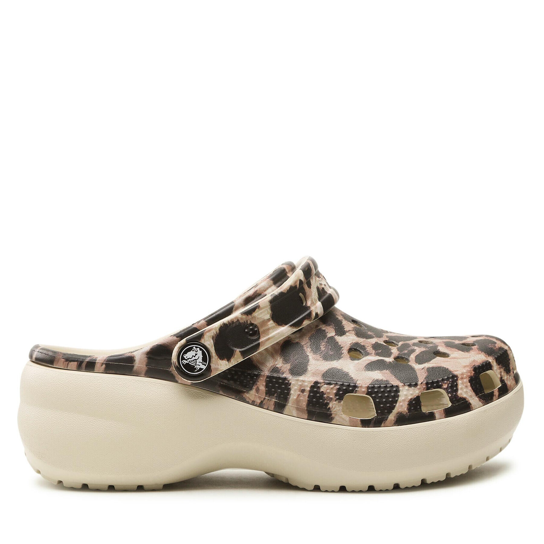Crocs Чехли Clsc Platform Animal Remix Clog W 207844 Кафяв - Pepit.bg