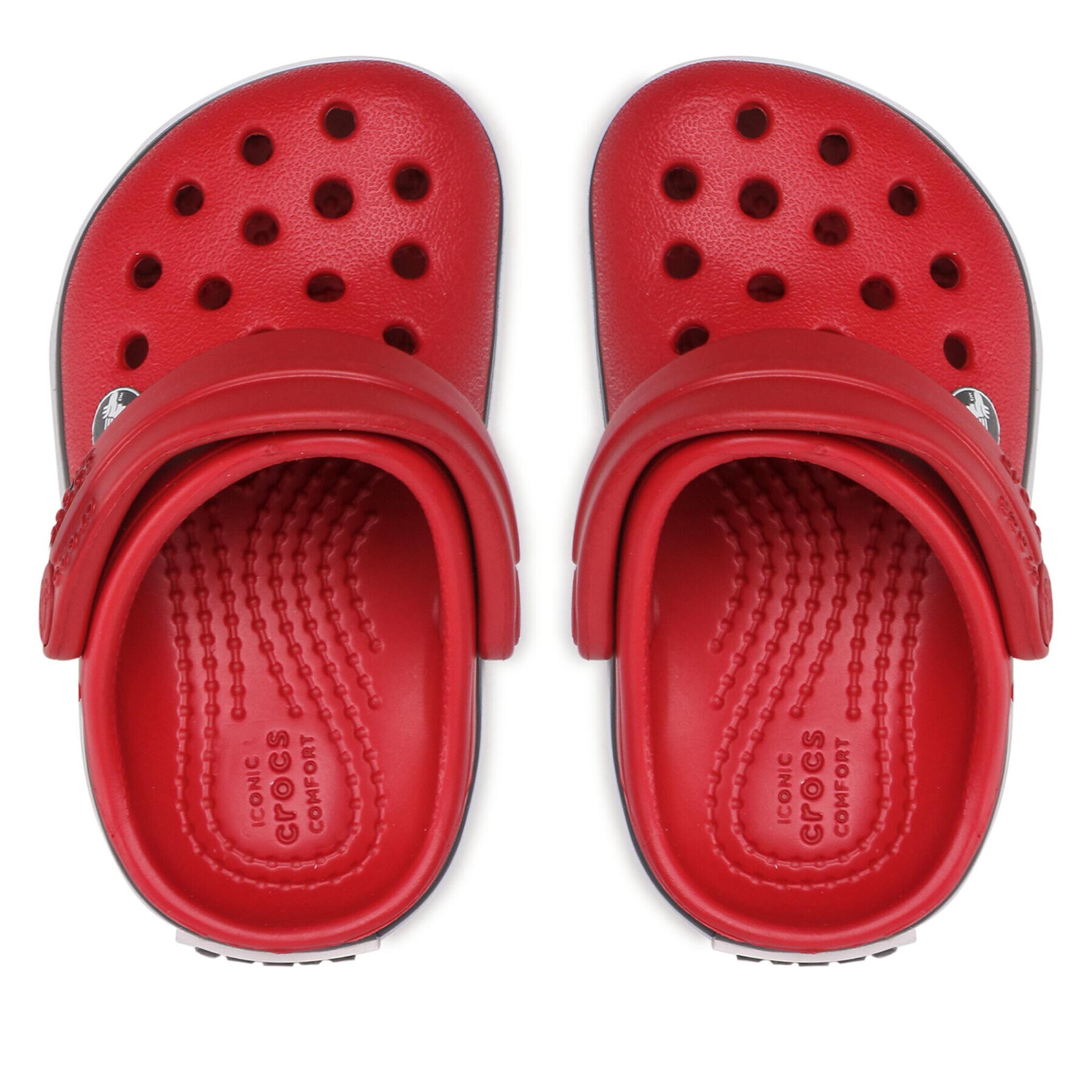 Crocs Чехли Crocband Clog T 207005 Червен - Pepit.bg