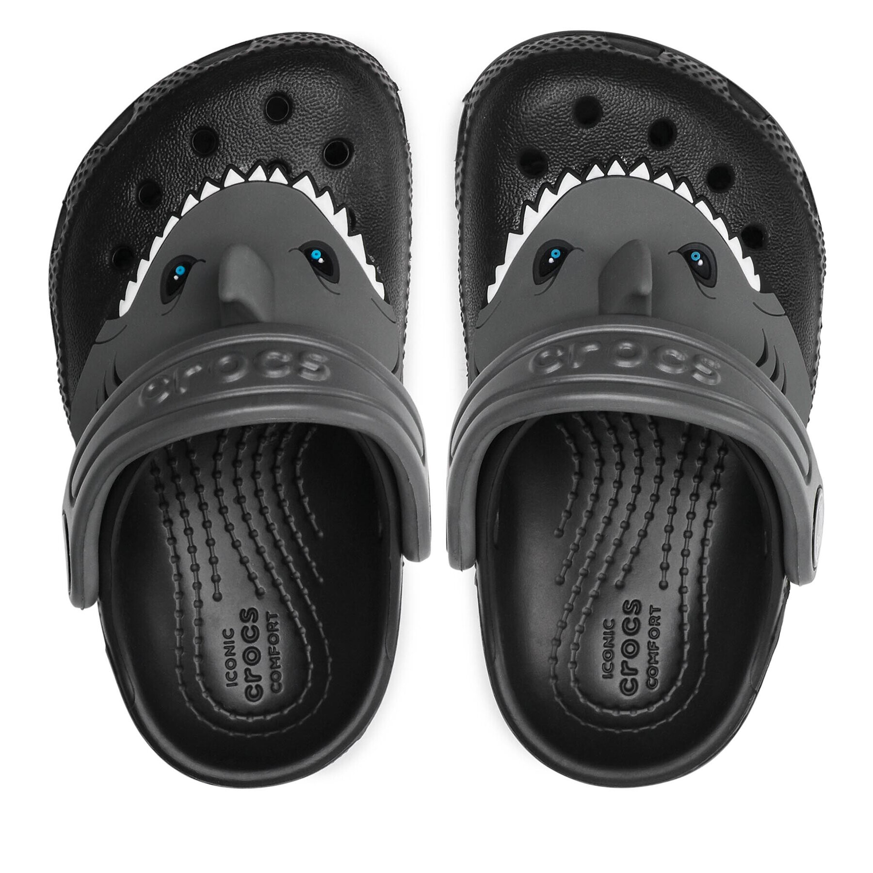 Crocs Чехли Fl Classic Iam Shark Clog K 207072 Черен - Pepit.bg