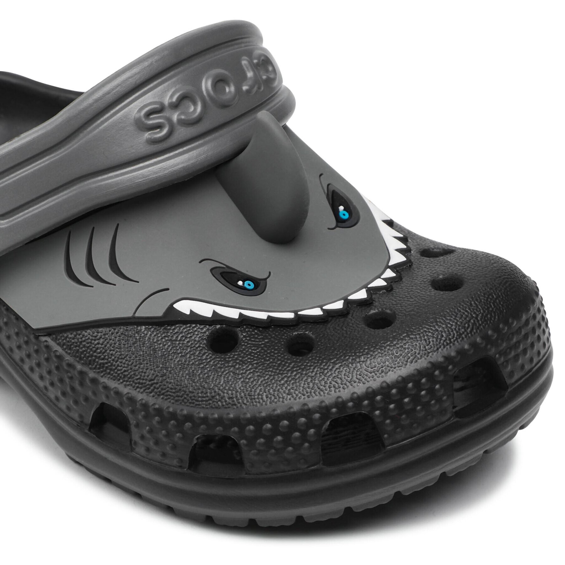 Crocs Чехли Fl Classic Iam Shark Clog K 207072 Черен - Pepit.bg