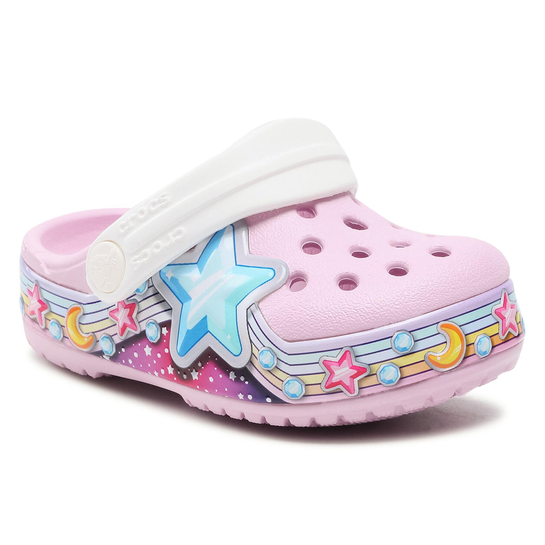 Crocs Чехли Flstarbandclog K 207075 Розов - Pepit.bg