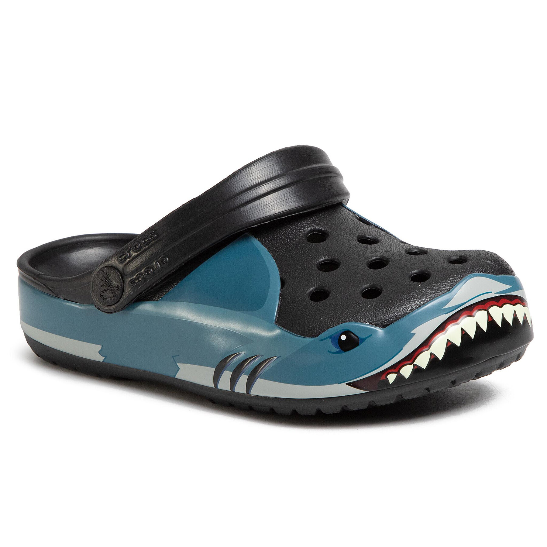 Crocs Чехли Fun Lab Shark Band Clg K 206271 Черен - Pepit.bg