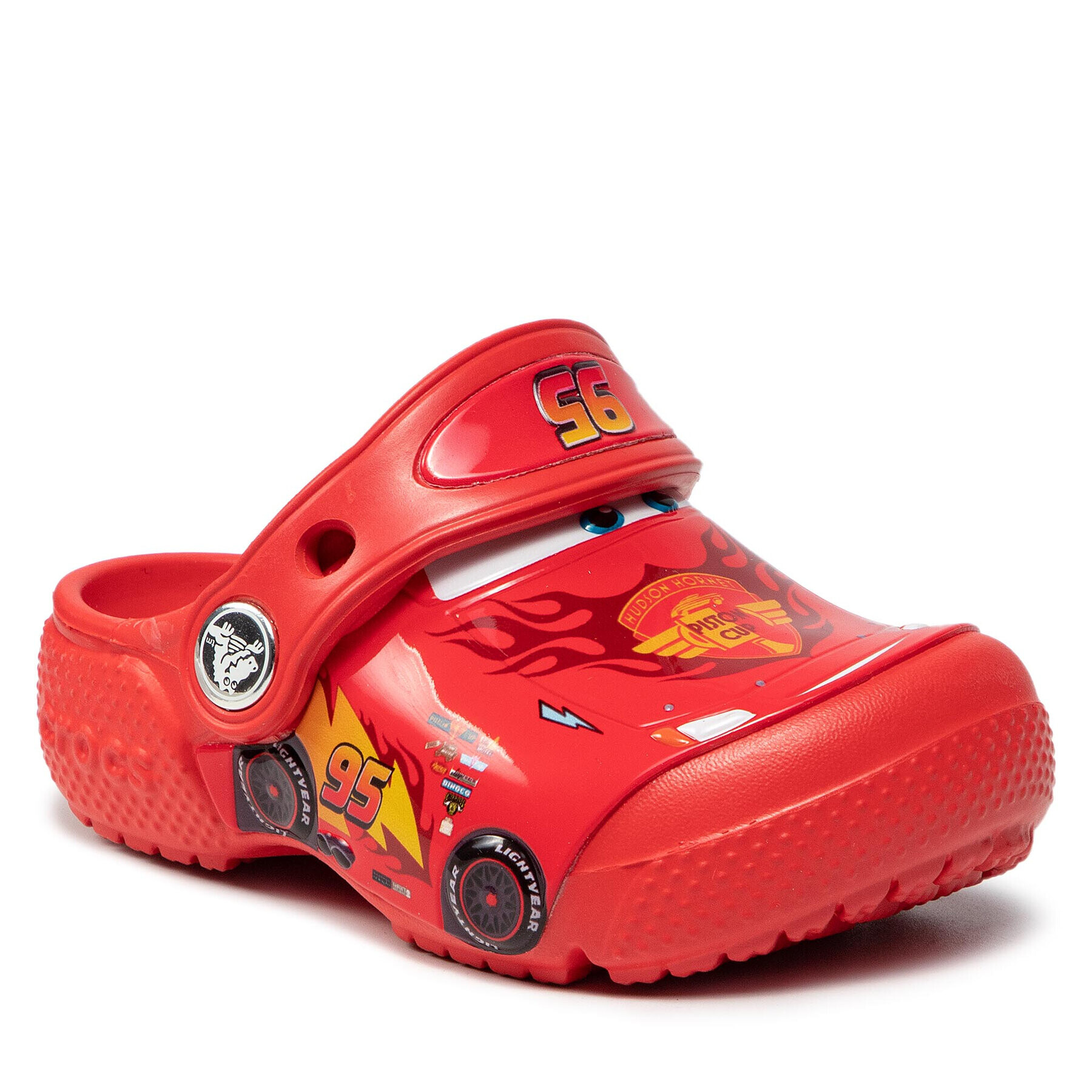 Crocs Чехли funlab Cars Clog K 204116 Червен - Pepit.bg