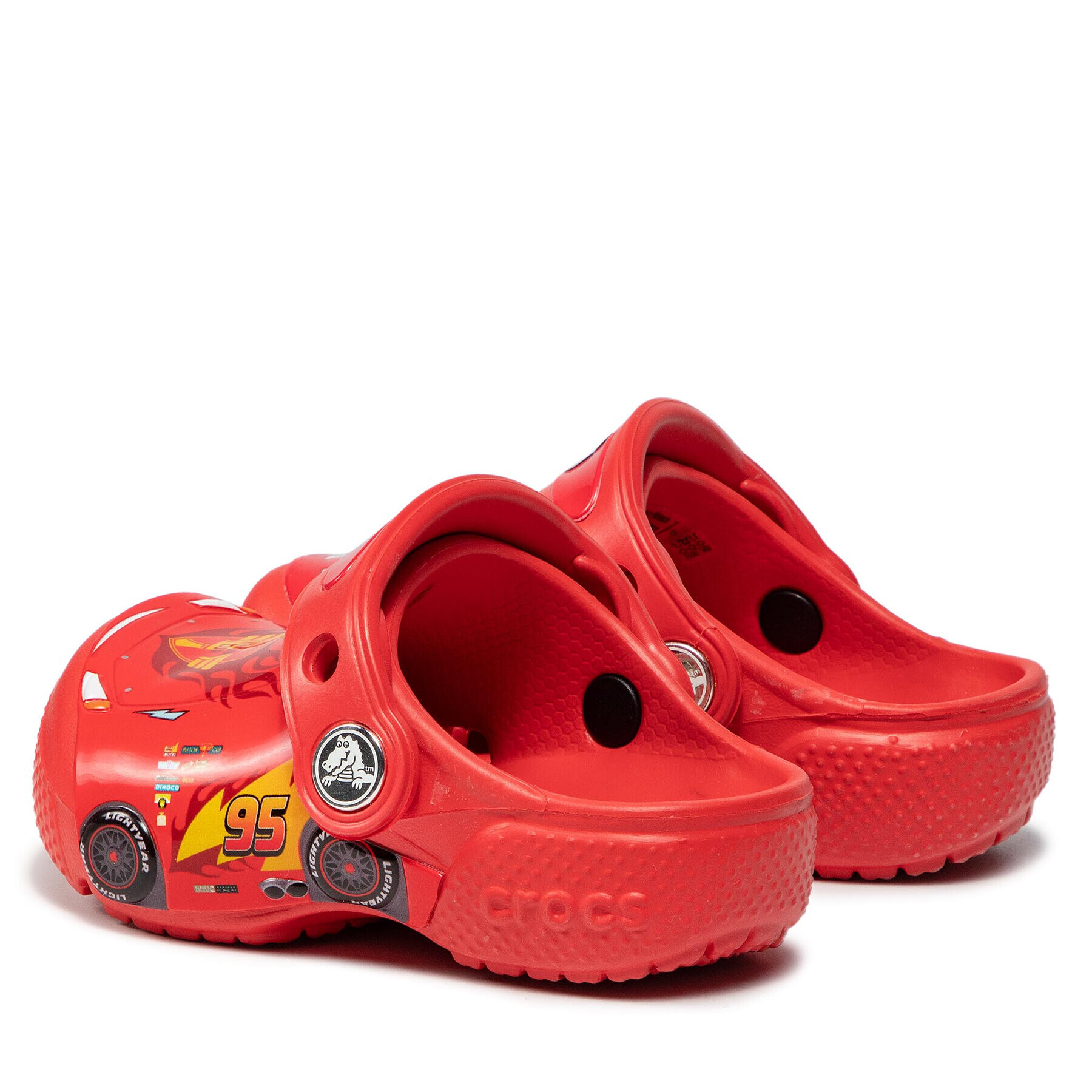 Crocs Чехли funlab Cars Clog K 204116 Червен - Pepit.bg