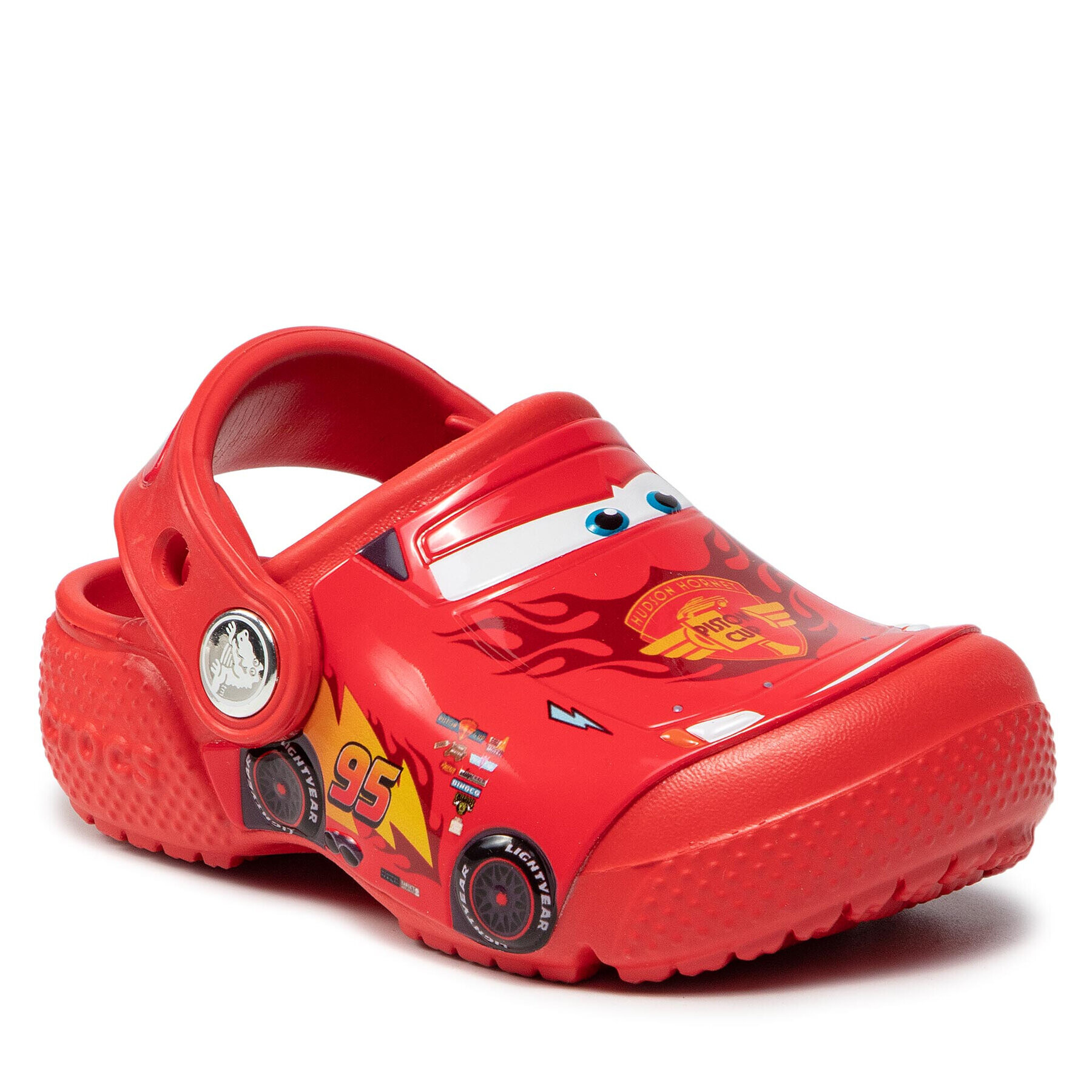 Crocs Чехли funlab Cars Clog K 204116 Червен - Pepit.bg