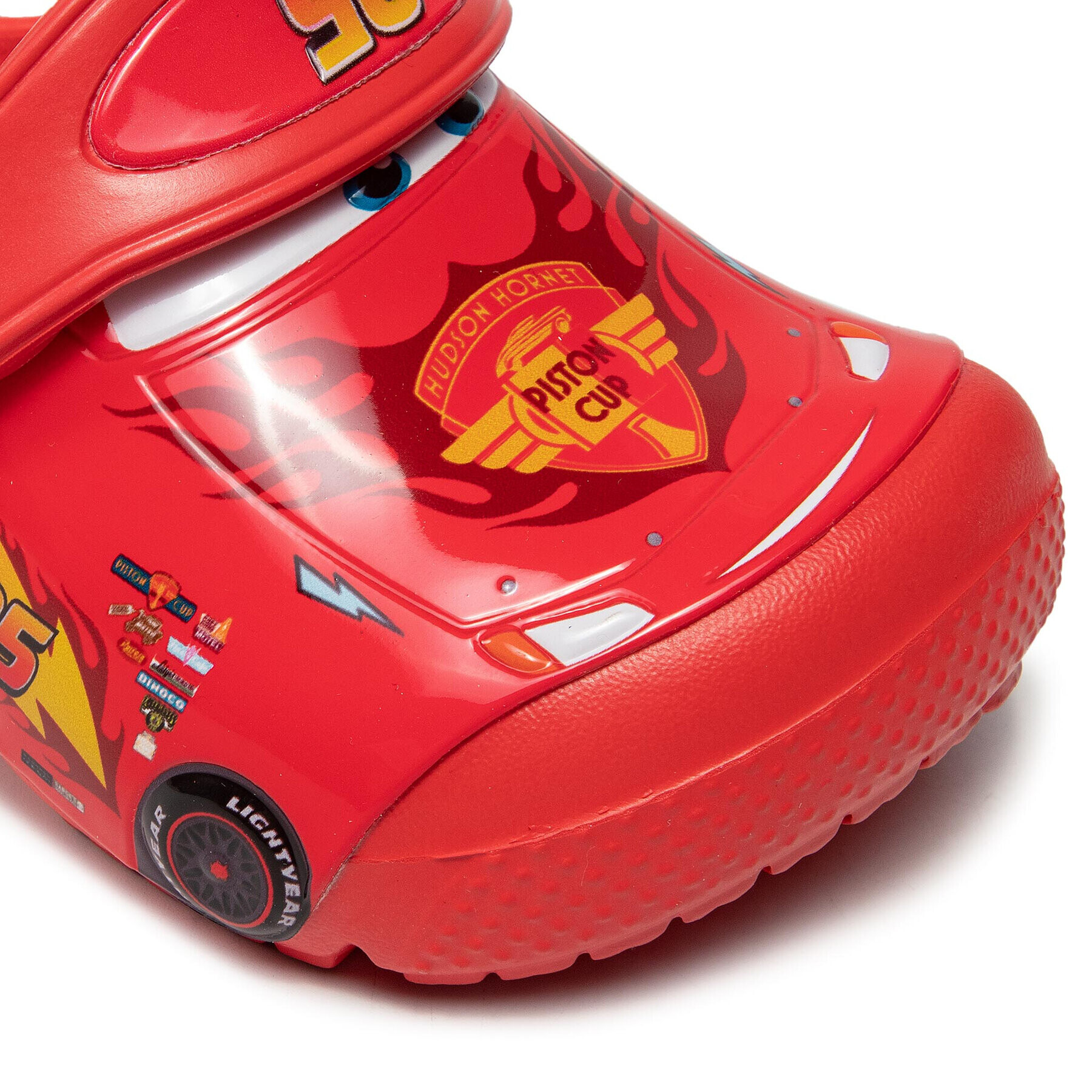 Crocs Чехли funlab Cars Clog K 204116 Червен - Pepit.bg