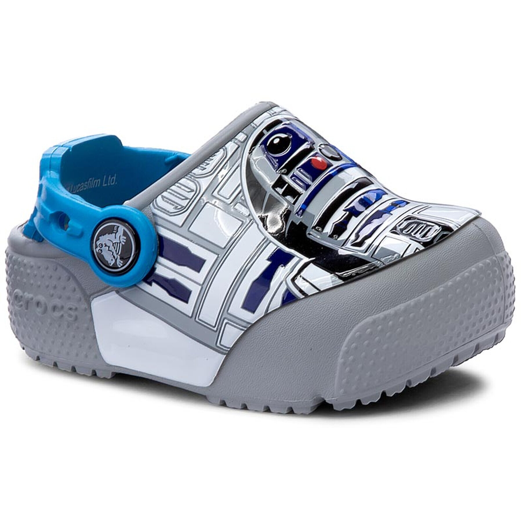 Crocs Чехли Funlab Lights 204135 Сив - Pepit.bg