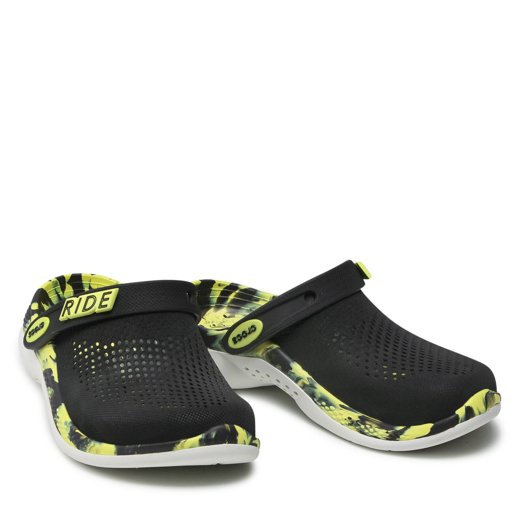 Crocs Чехли Literide 360 Marbled 207634 Черен - Pepit.bg