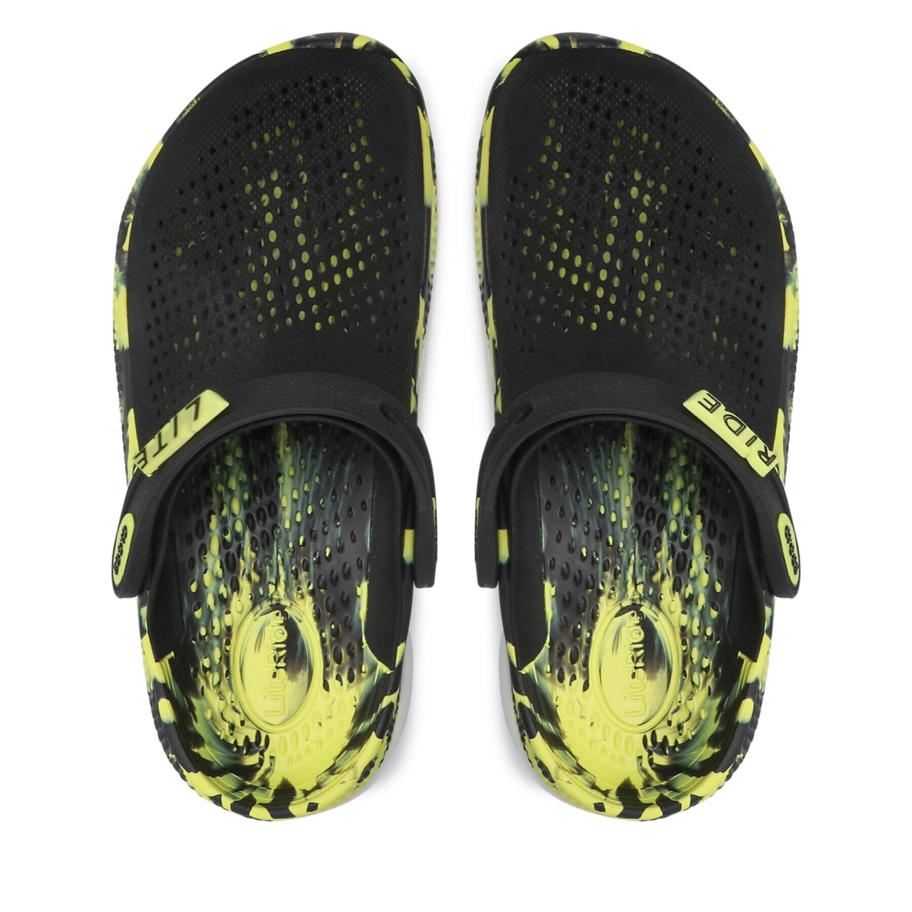 Crocs Чехли Literide 360 Marbled 207634 Черен - Pepit.bg
