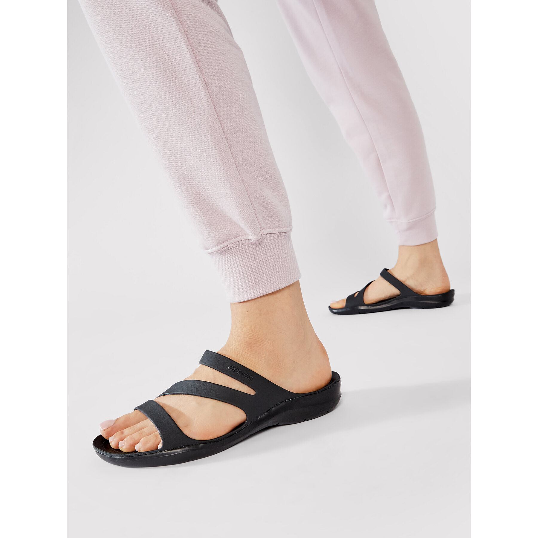Crocs Чехли Swiftwater Sandal W 203998 Черен - Pepit.bg