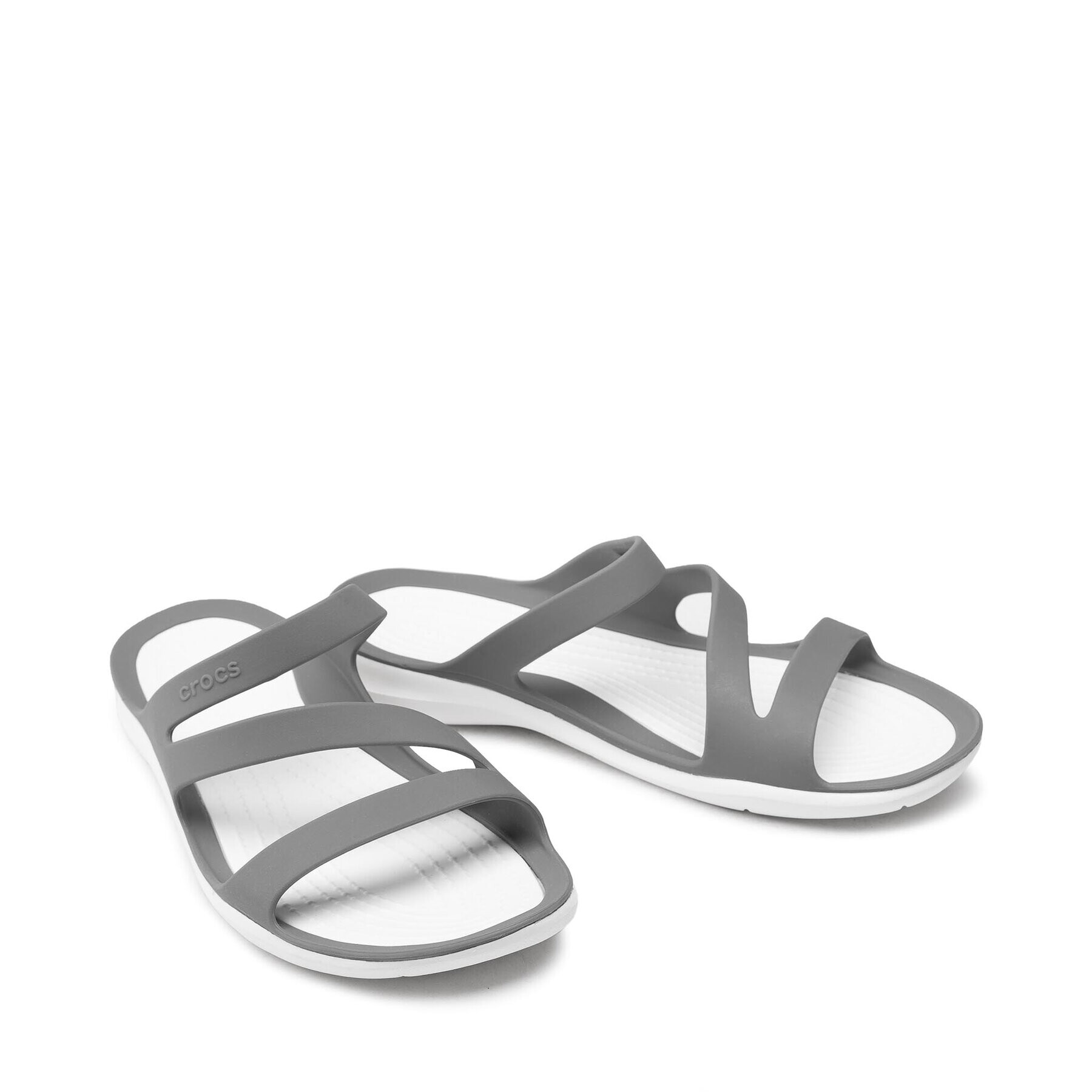 Crocs Чехли Swiftwater Sandal W 203998 Сив - Pepit.bg