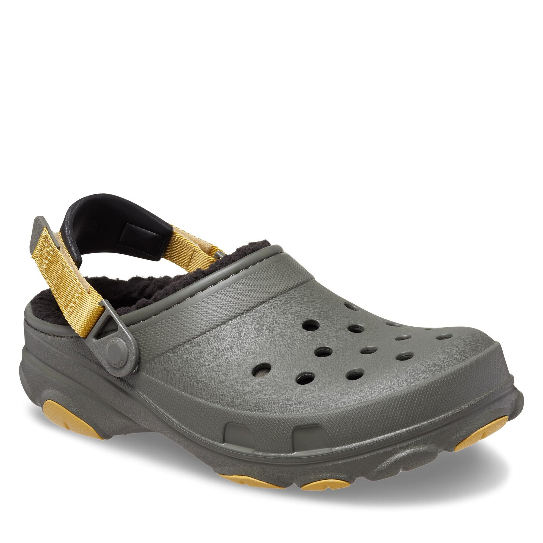 Crocs Чехли All Terain Lined Clog 207936 Каки - Pepit.bg