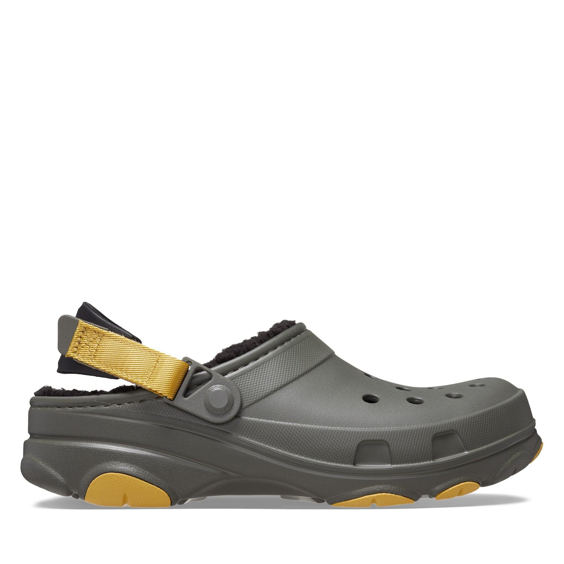 Crocs Чехли All Terain Lined Clog 207936 Каки - Pepit.bg