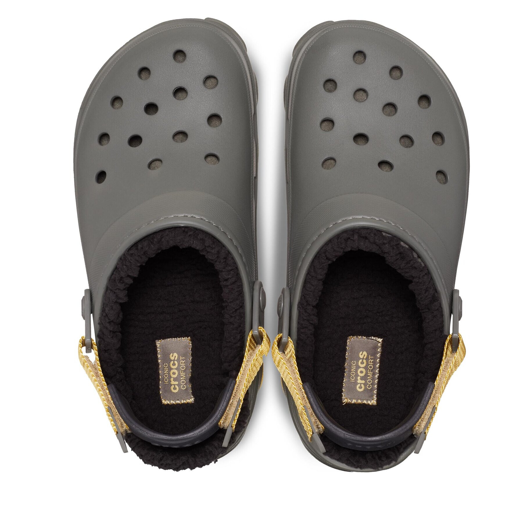 Crocs Чехли All Terain Lined Clog 207936 Каки - Pepit.bg