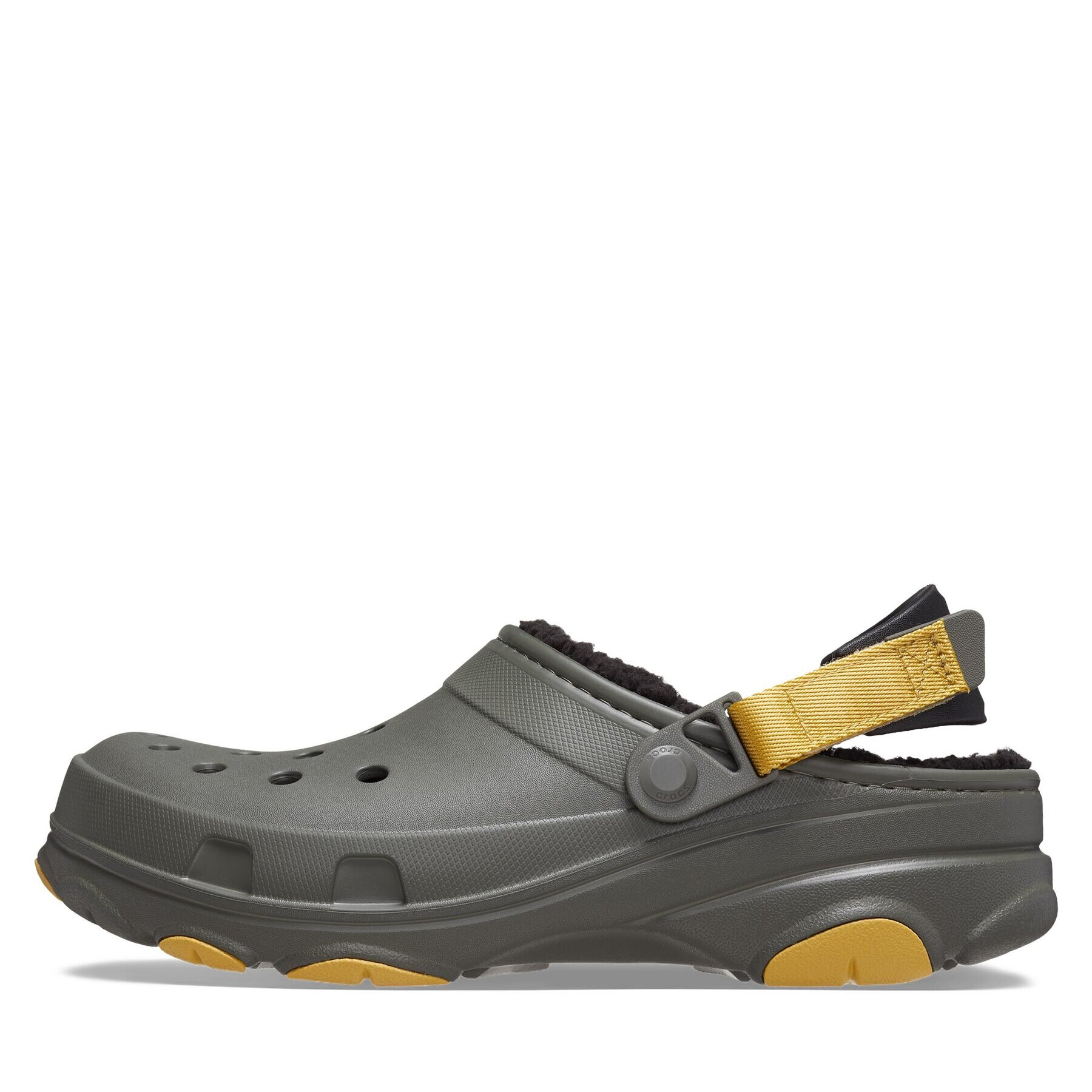 Crocs Чехли All Terain Lined Clog 207936 Каки - Pepit.bg
