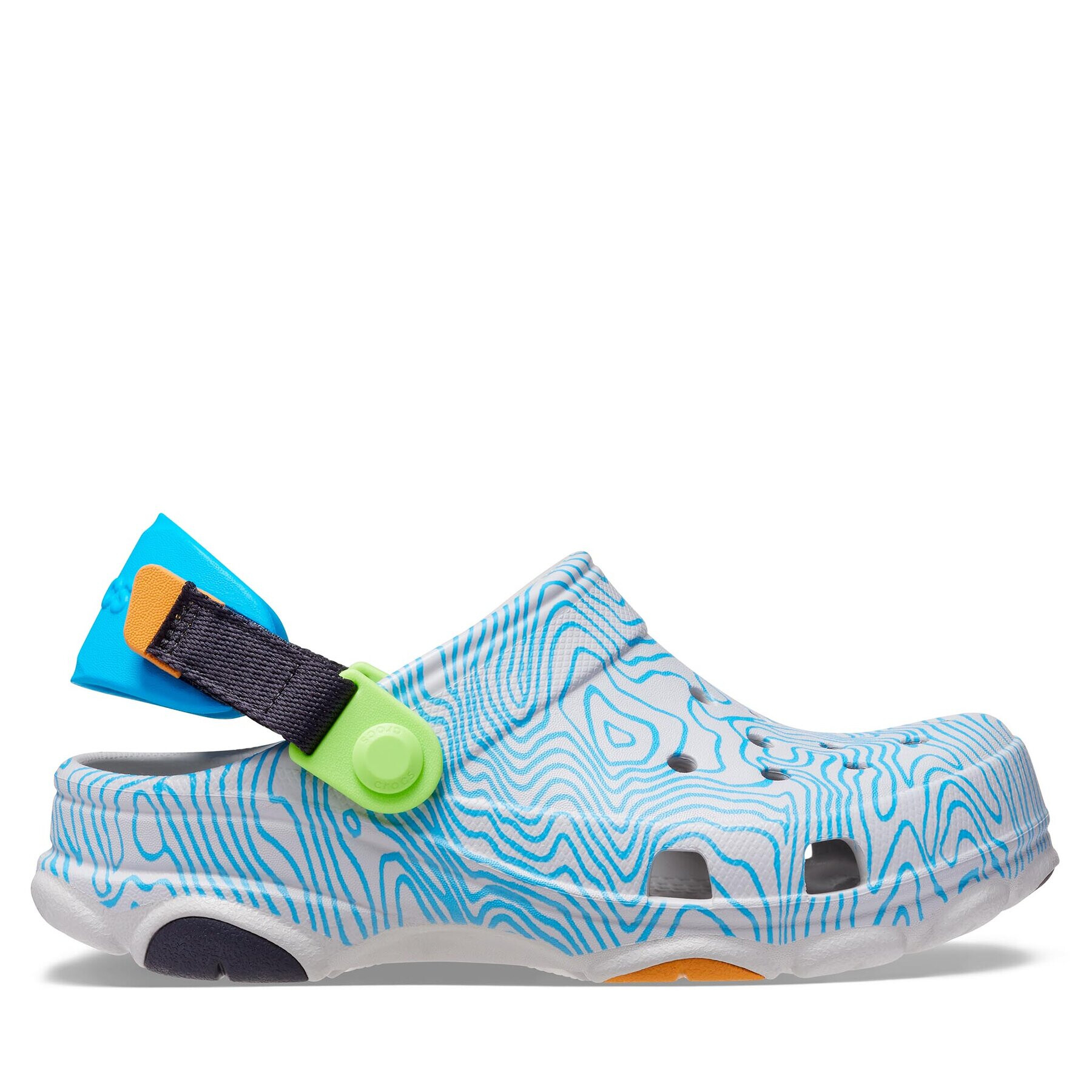 Crocs Чехли Alll Terain Topographic Clog K 208312 Сив - Pepit.bg