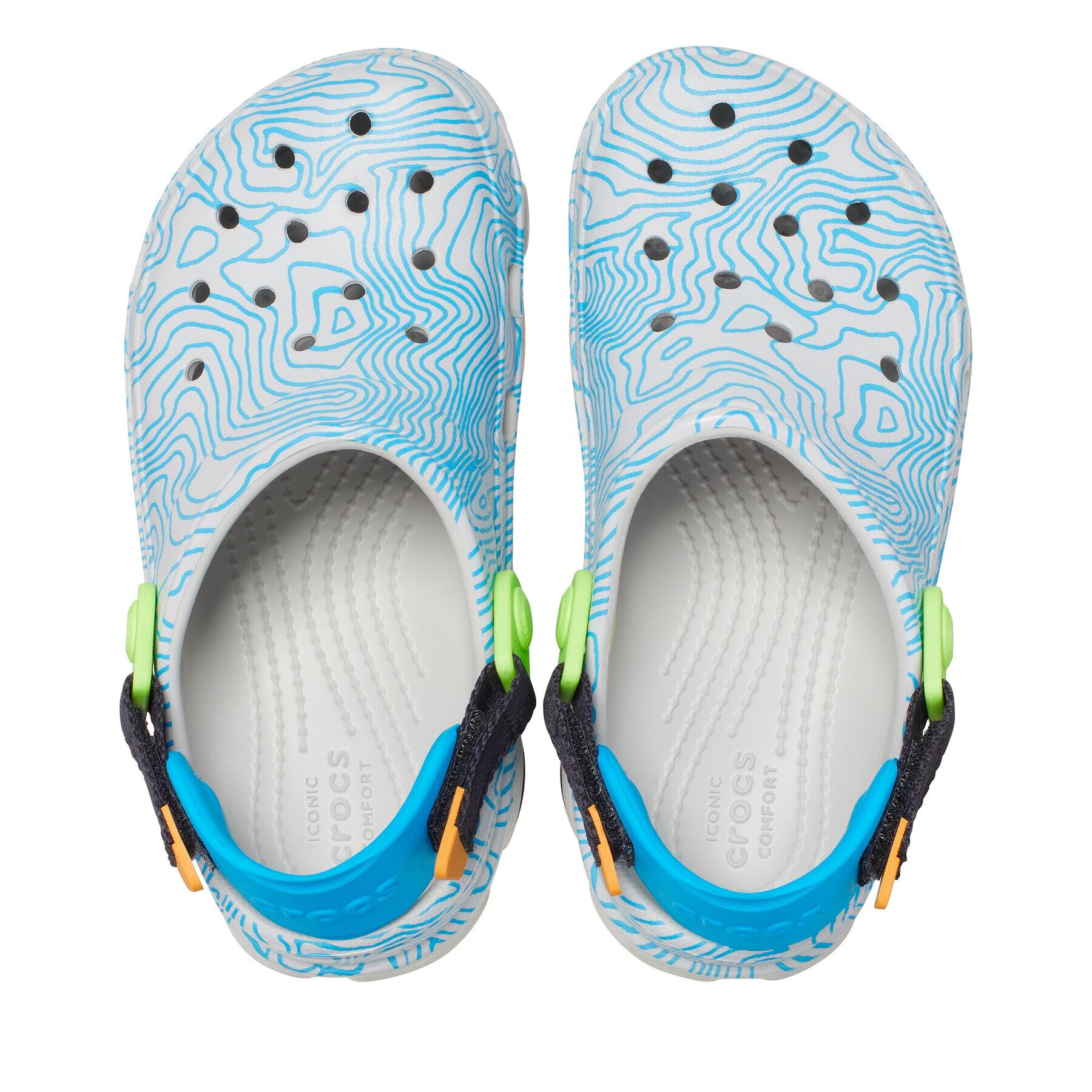 Crocs Чехли Alll Terain Topographic Clog K 208312 Сив - Pepit.bg