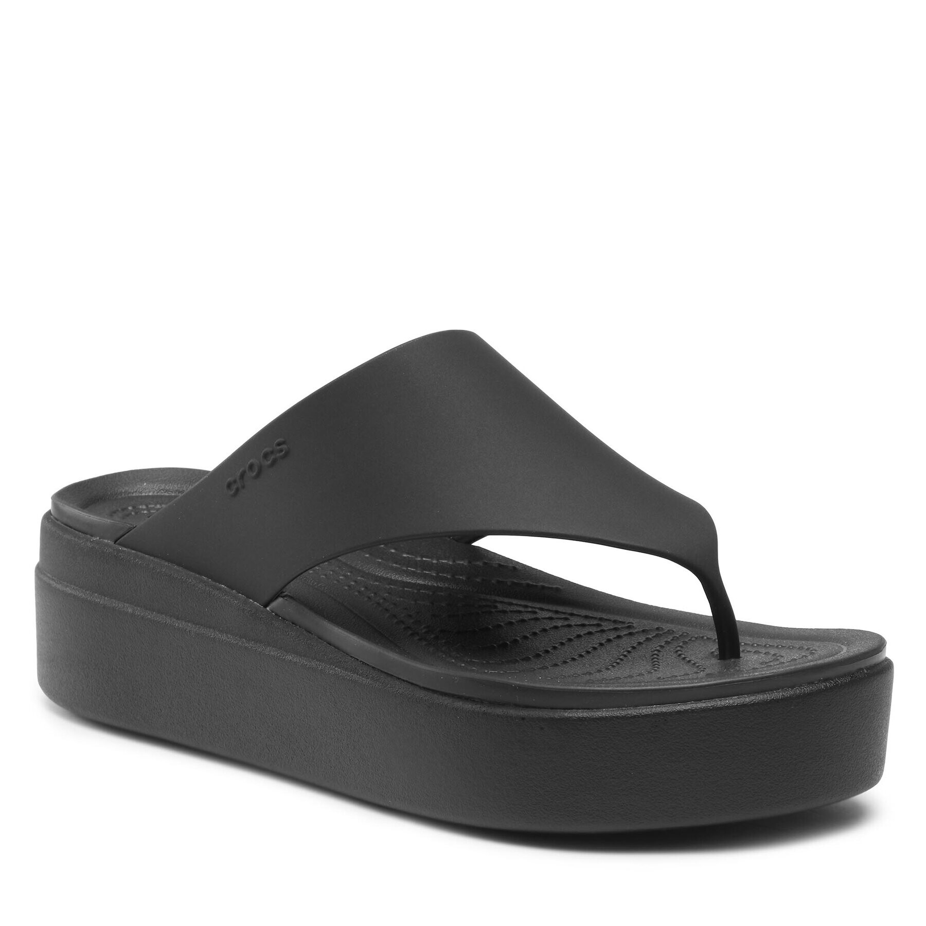 Crocs Джапанки Brooklyn Flip 208727 Черен - Pepit.bg