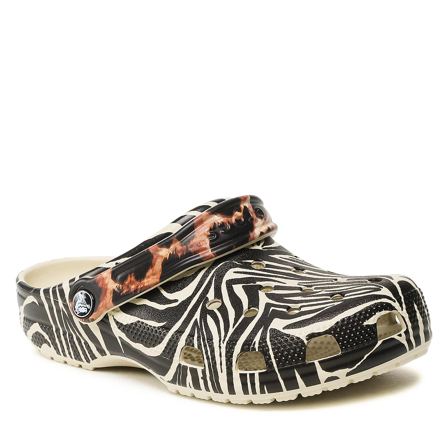 Crocs Чехли Classic Animal Remix 207840 Бежов - Pepit.bg