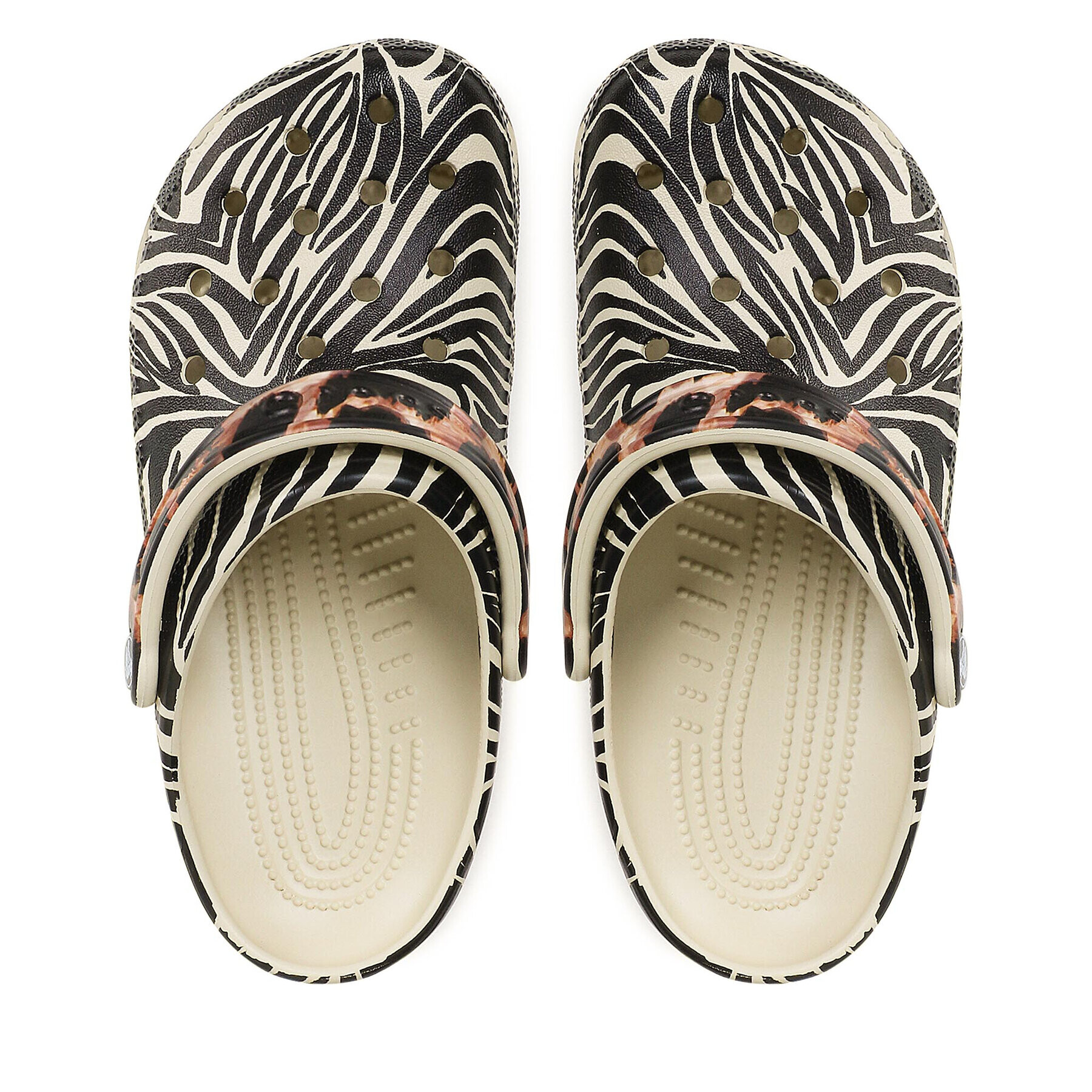 Crocs Чехли Classic Animal Remix 207840 Бежов - Pepit.bg