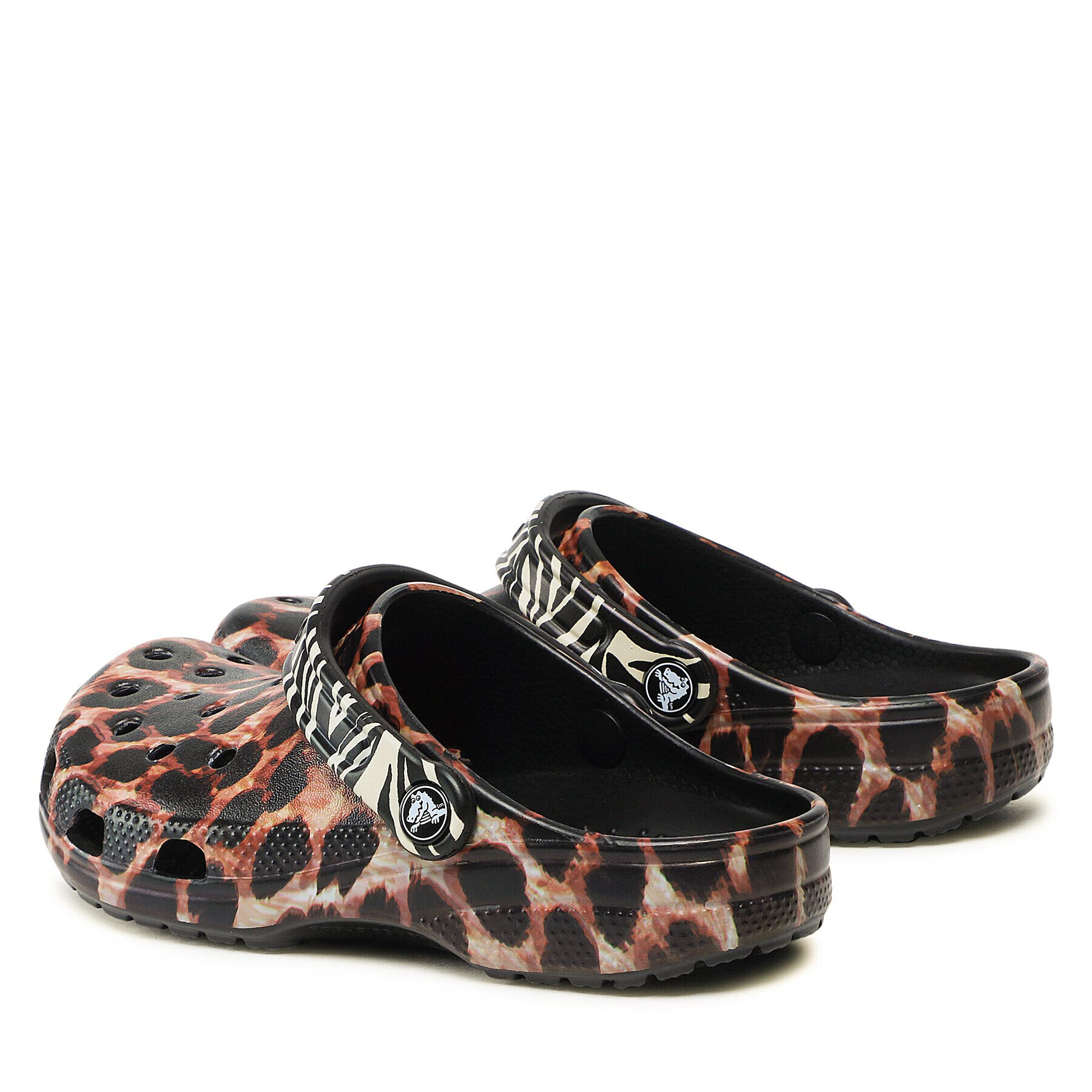 Crocs Чехли Classic Animal Remix 207840 Кафяв - Pepit.bg