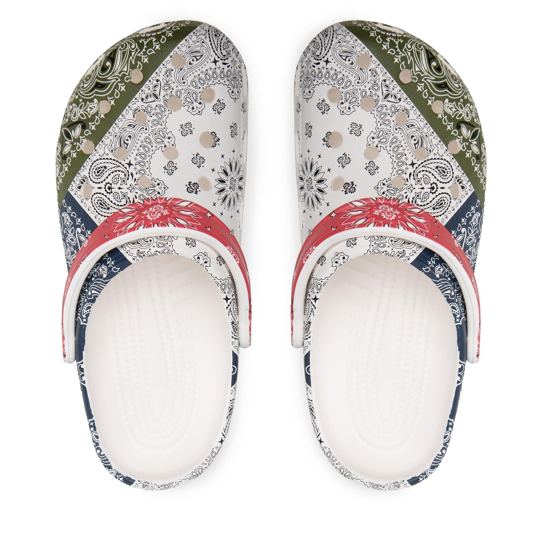 Crocs Чехли Classic Bandana Clog 206871 Бял - Pepit.bg