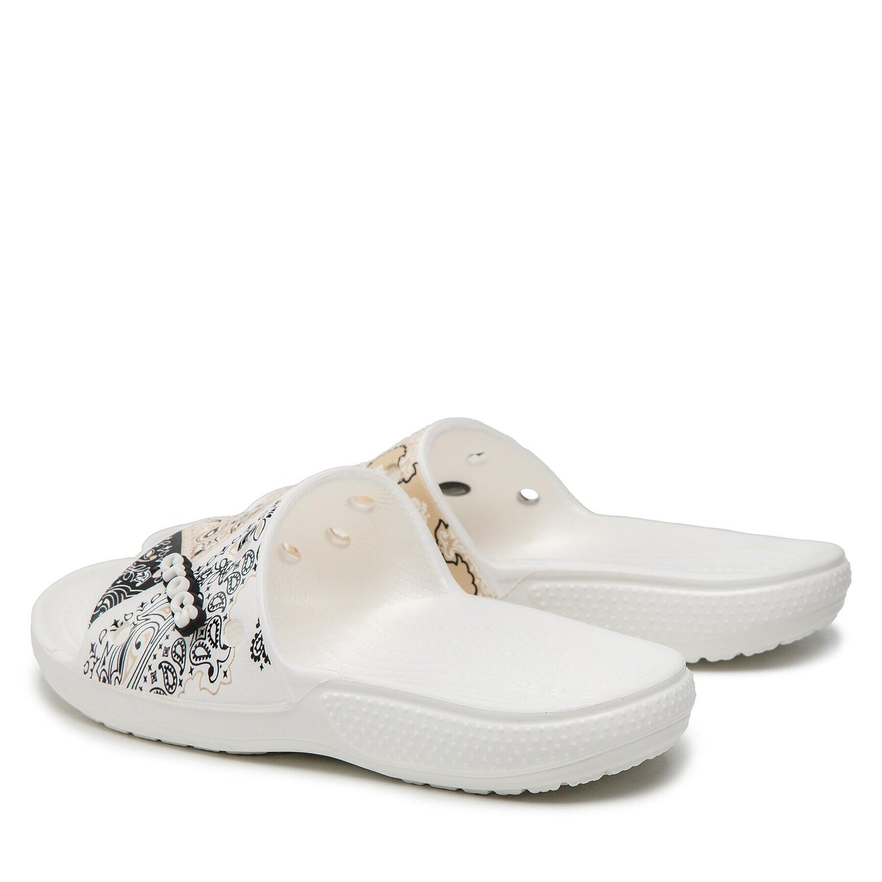 Crocs Чехли Classic Bandana Slide 208064 Бял - Pepit.bg