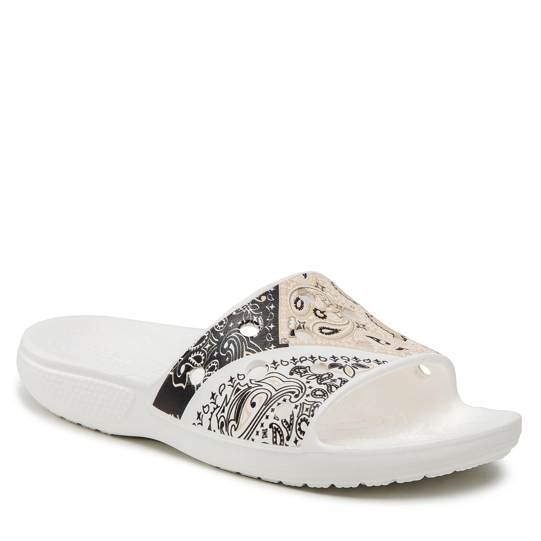Crocs Чехли Classic Bandana Slide 208064 Бял - Pepit.bg