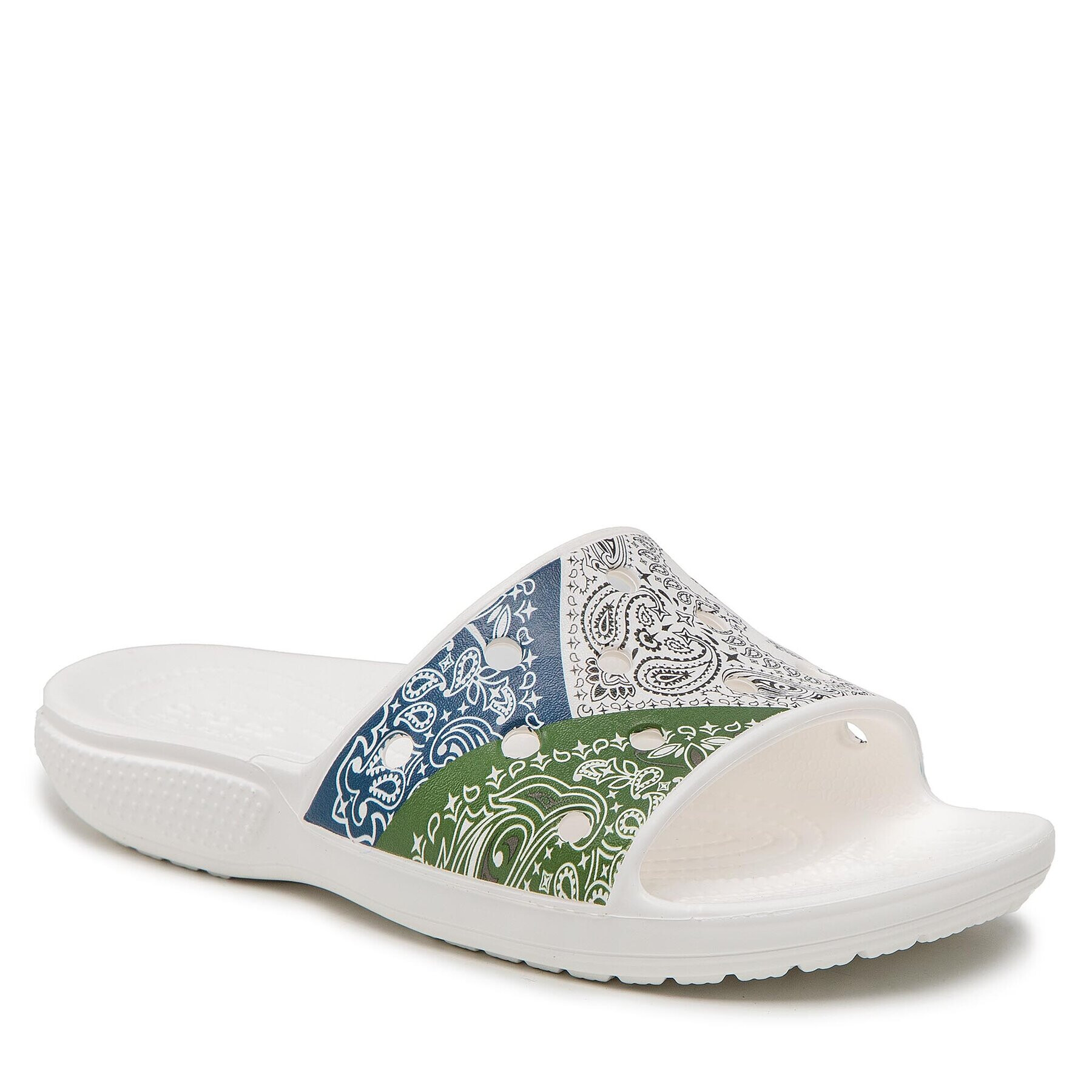 Crocs Чехли Classic Bandana Slide 208064 Бял - Pepit.bg