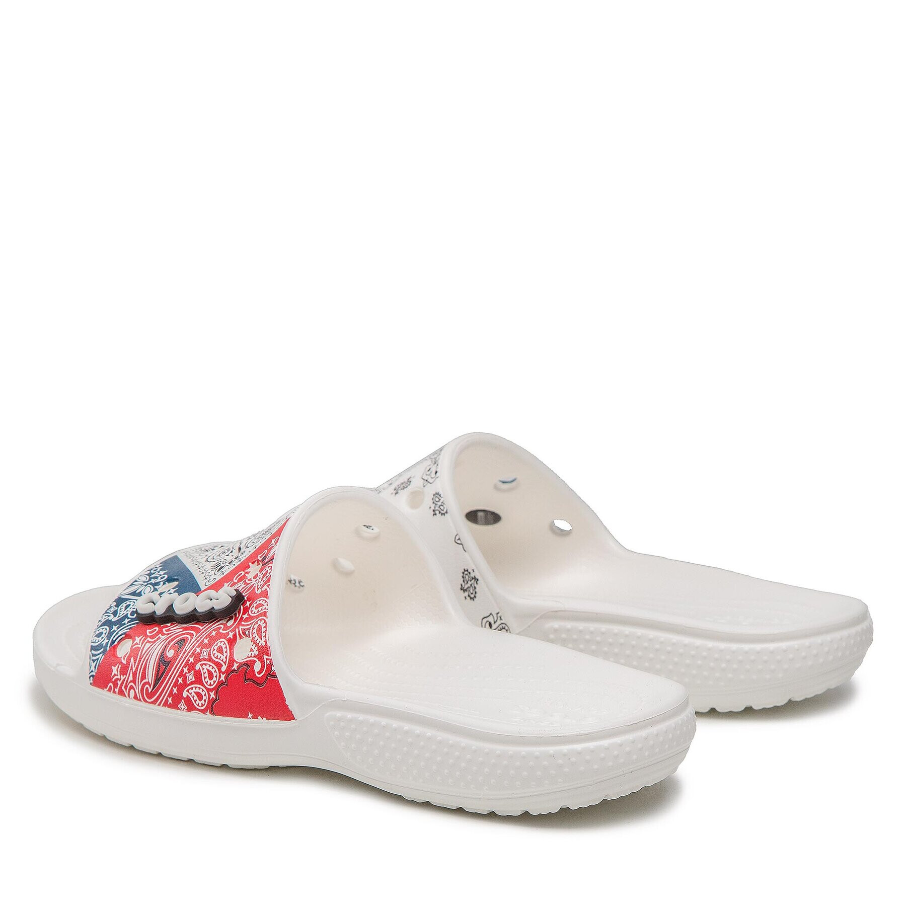 Crocs Чехли Classic Bandana Slide 208064 Бял - Pepit.bg