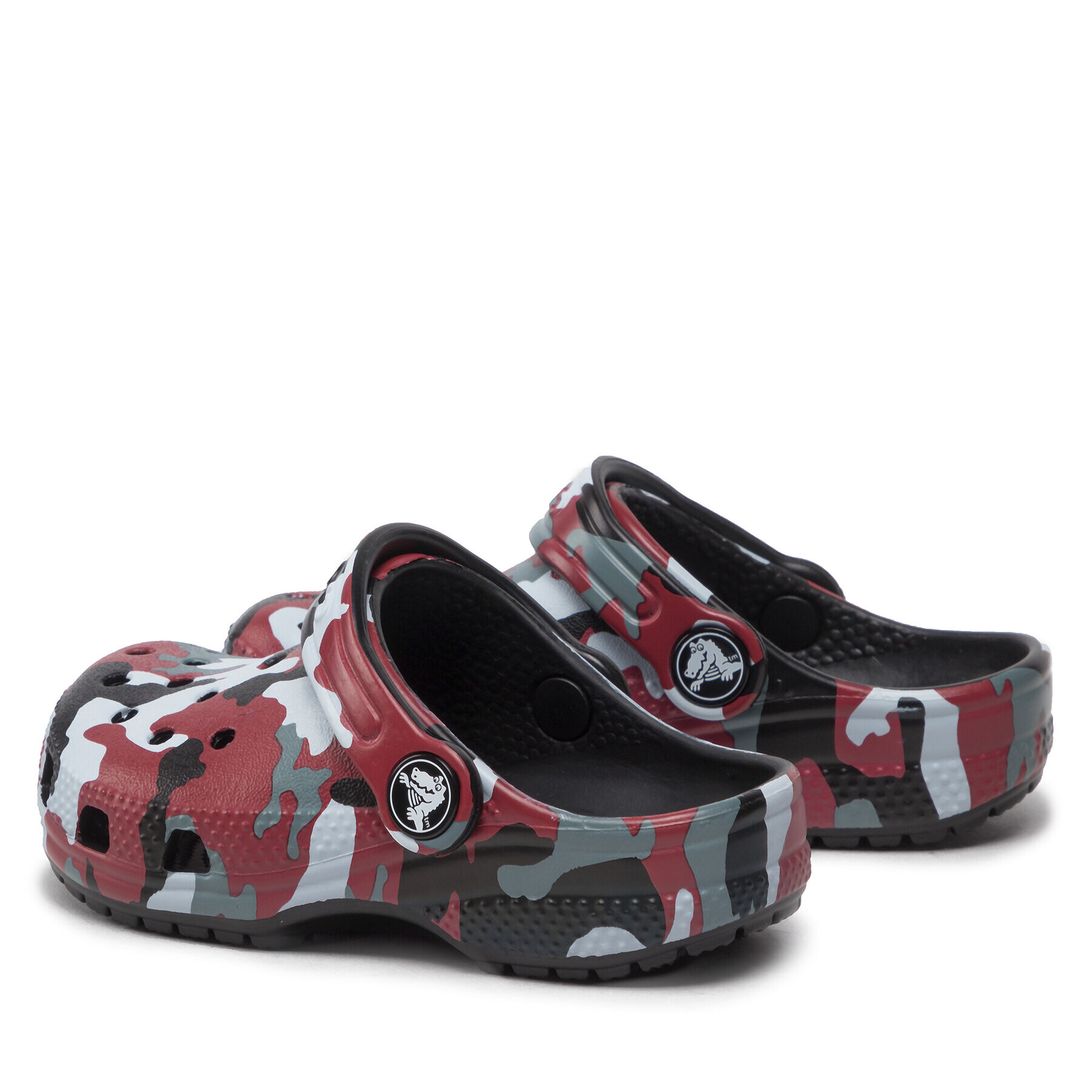 Crocs Чехли Classic Camo Clog T 207593 Червен - Pepit.bg