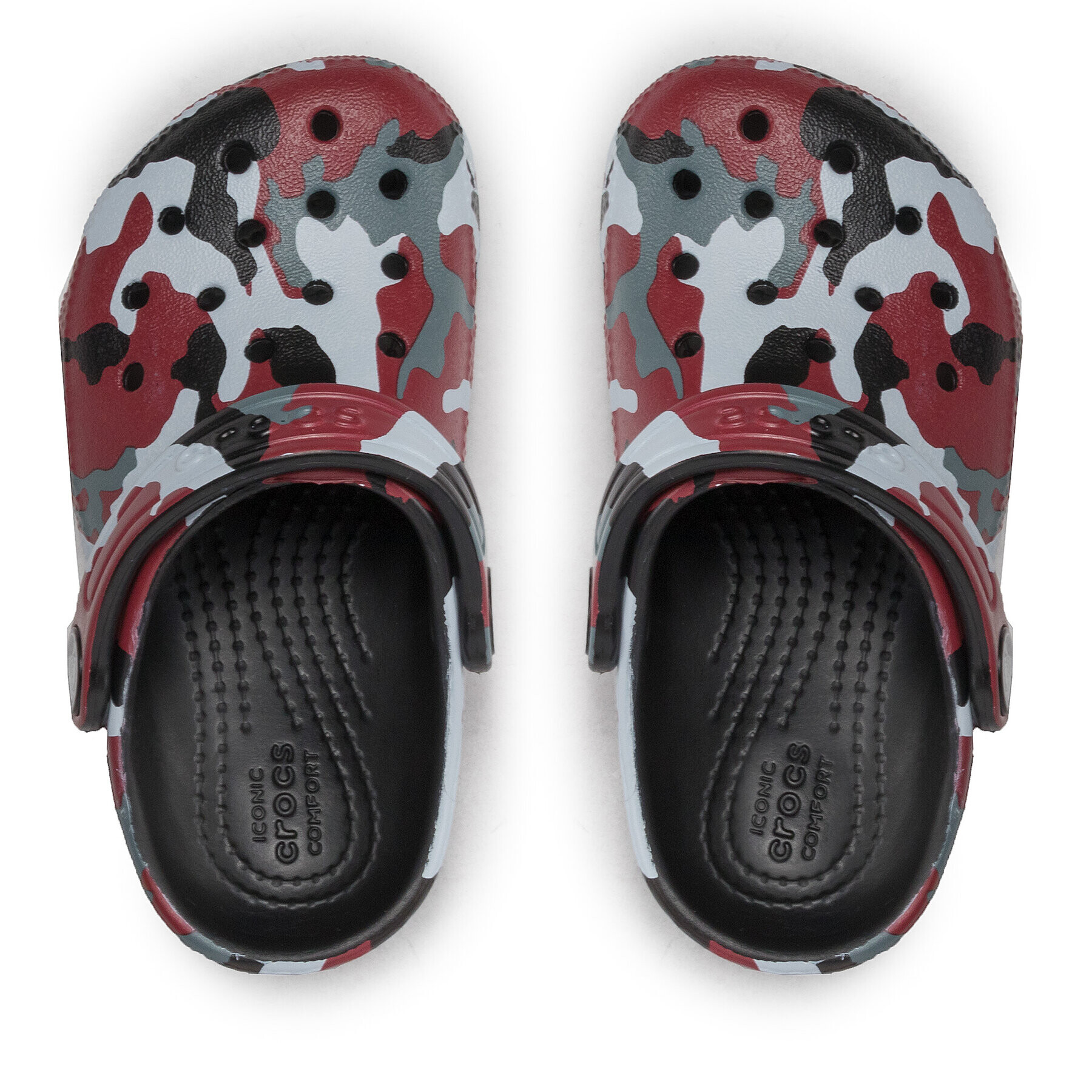 Crocs Чехли Classic Camo Clog T 207593 Червен - Pepit.bg