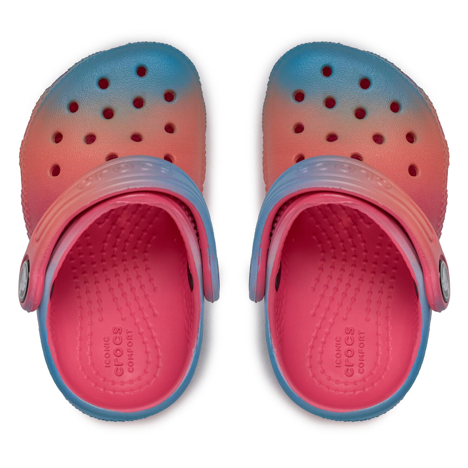 Crocs Чехли Classic Color Dip Clog T 209043 Розов - Pepit.bg