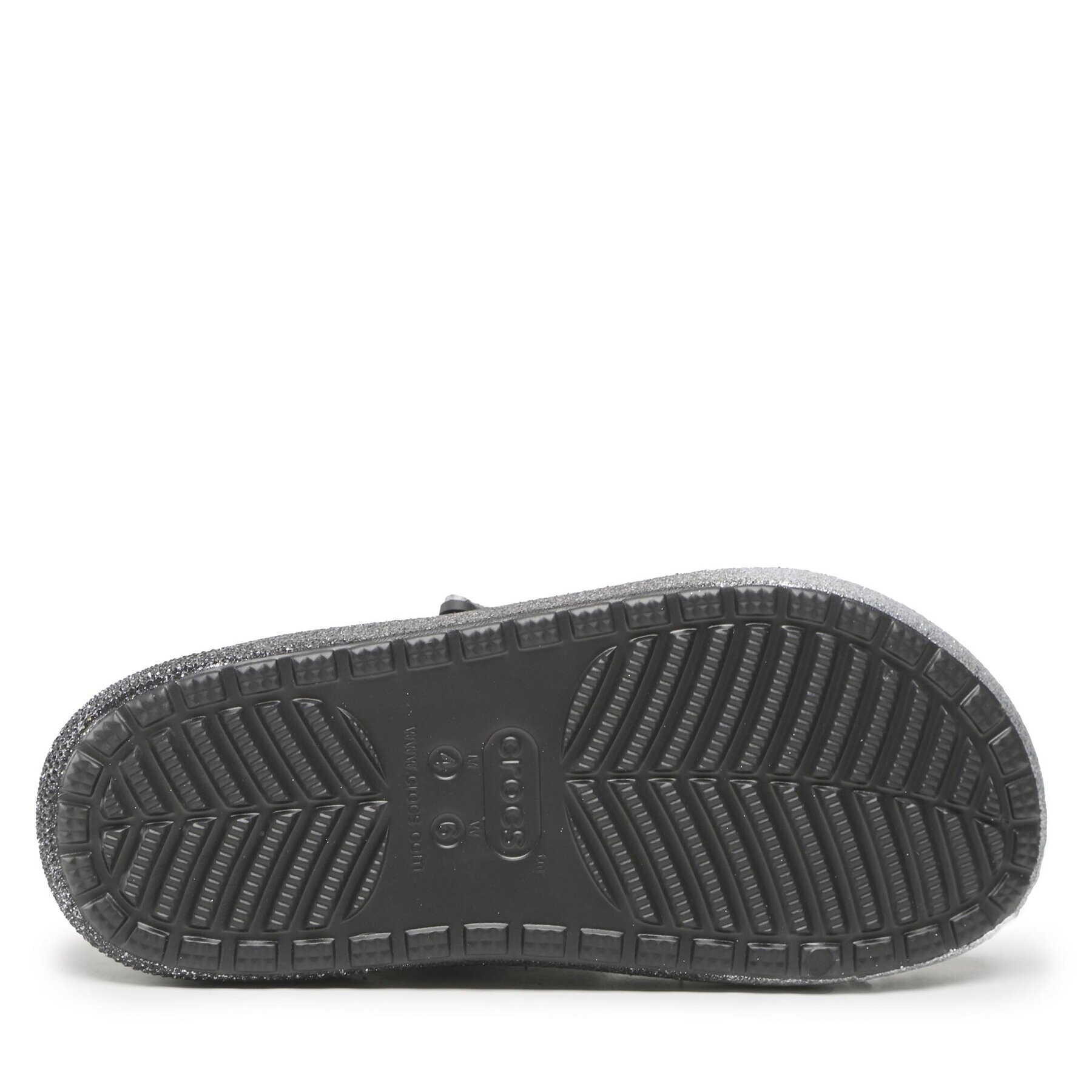 Crocs Чехли Classic Cozzzy Glitter Sandal 208124 Черен - Pepit.bg