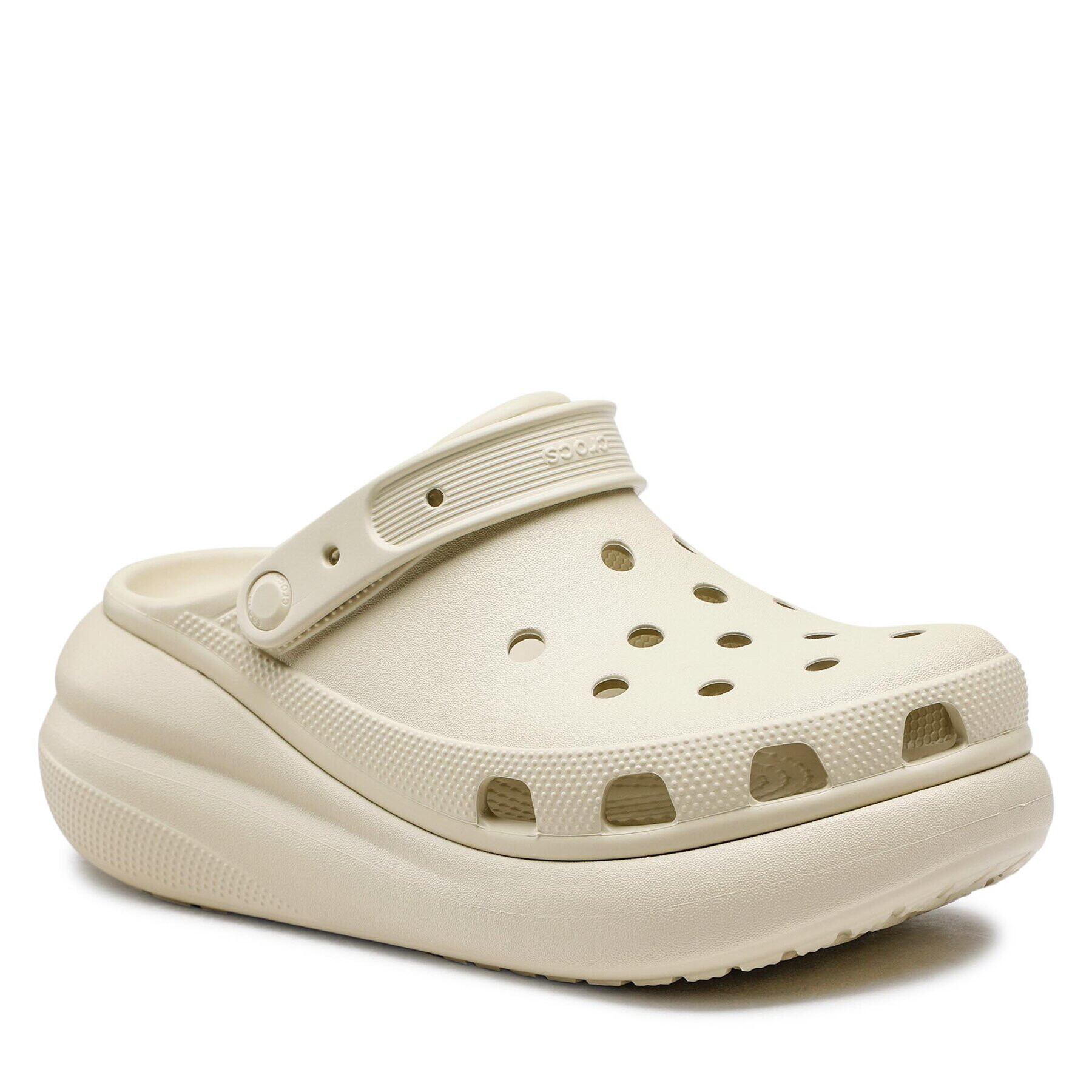 Crocs Чехли Classic Crush Clog 207521 Бежов - Pepit.bg