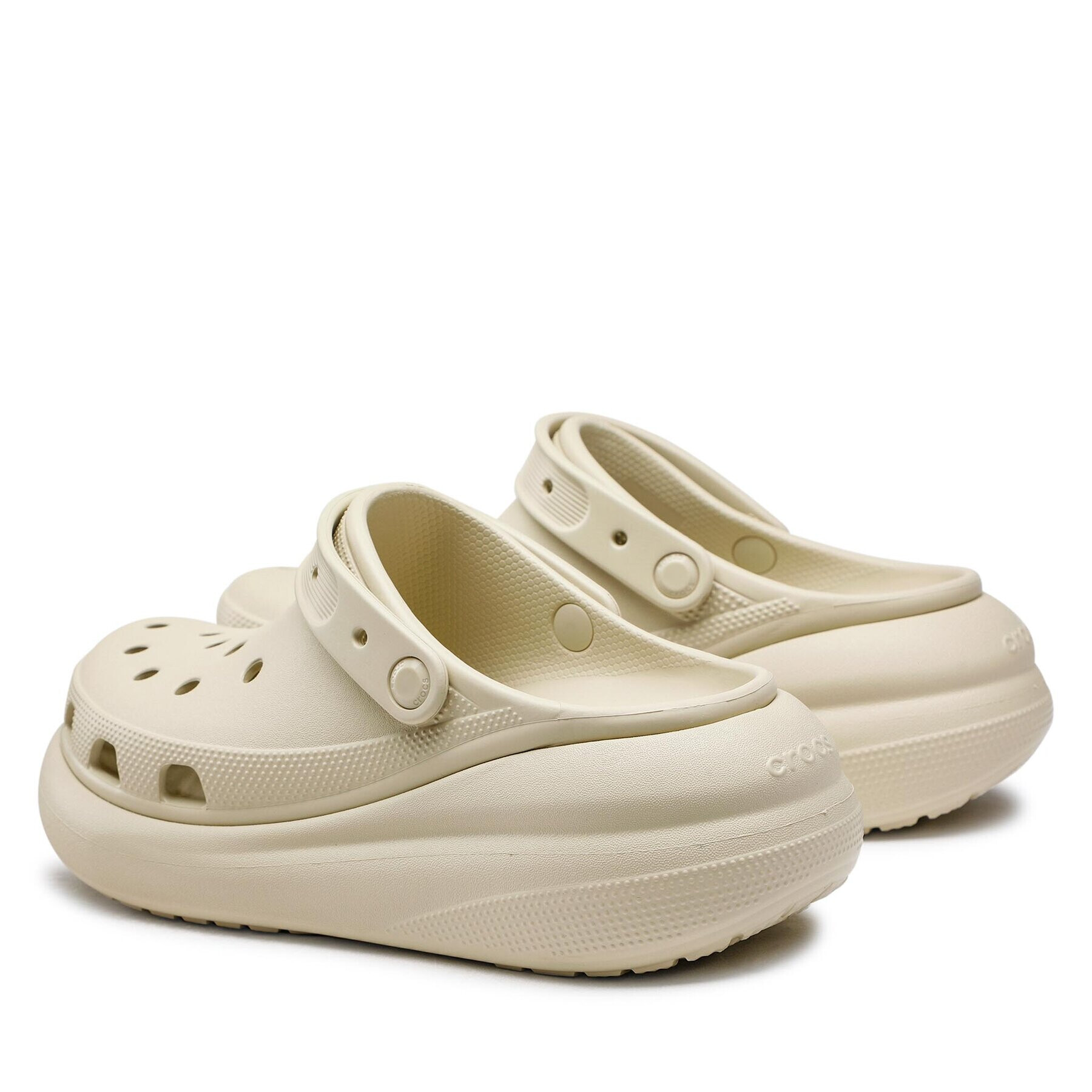 Crocs Чехли Classic Crush Clog 207521 Бежов - Pepit.bg