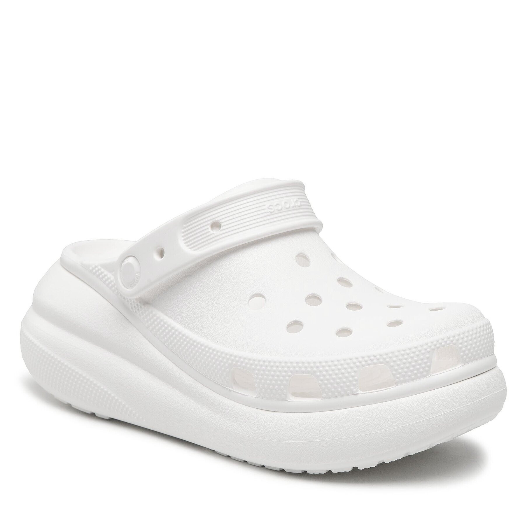 Crocs Чехли Classic Crush Clog 207521 Бял - Pepit.bg