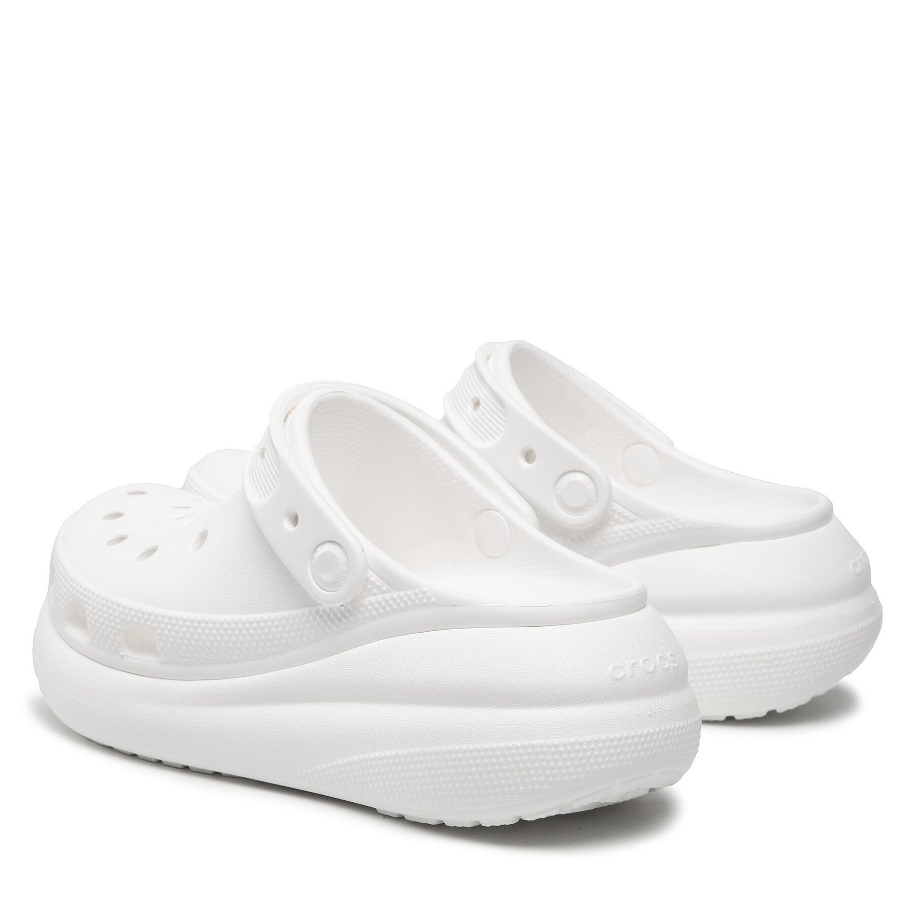 Crocs Чехли Classic Crush Clog 207521 Бял - Pepit.bg
