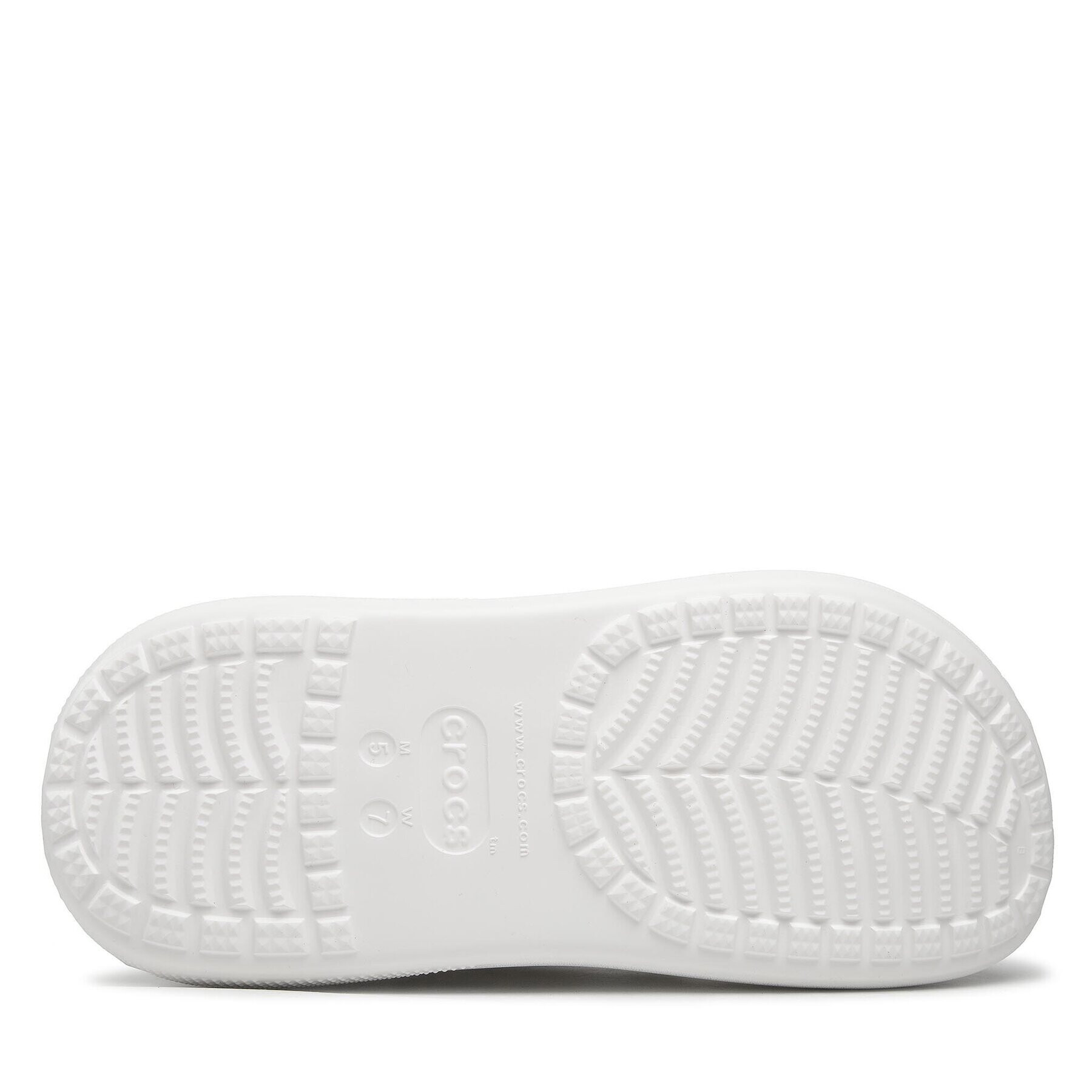 Crocs Чехли Classic Crush Clog 207521 Бял - Pepit.bg