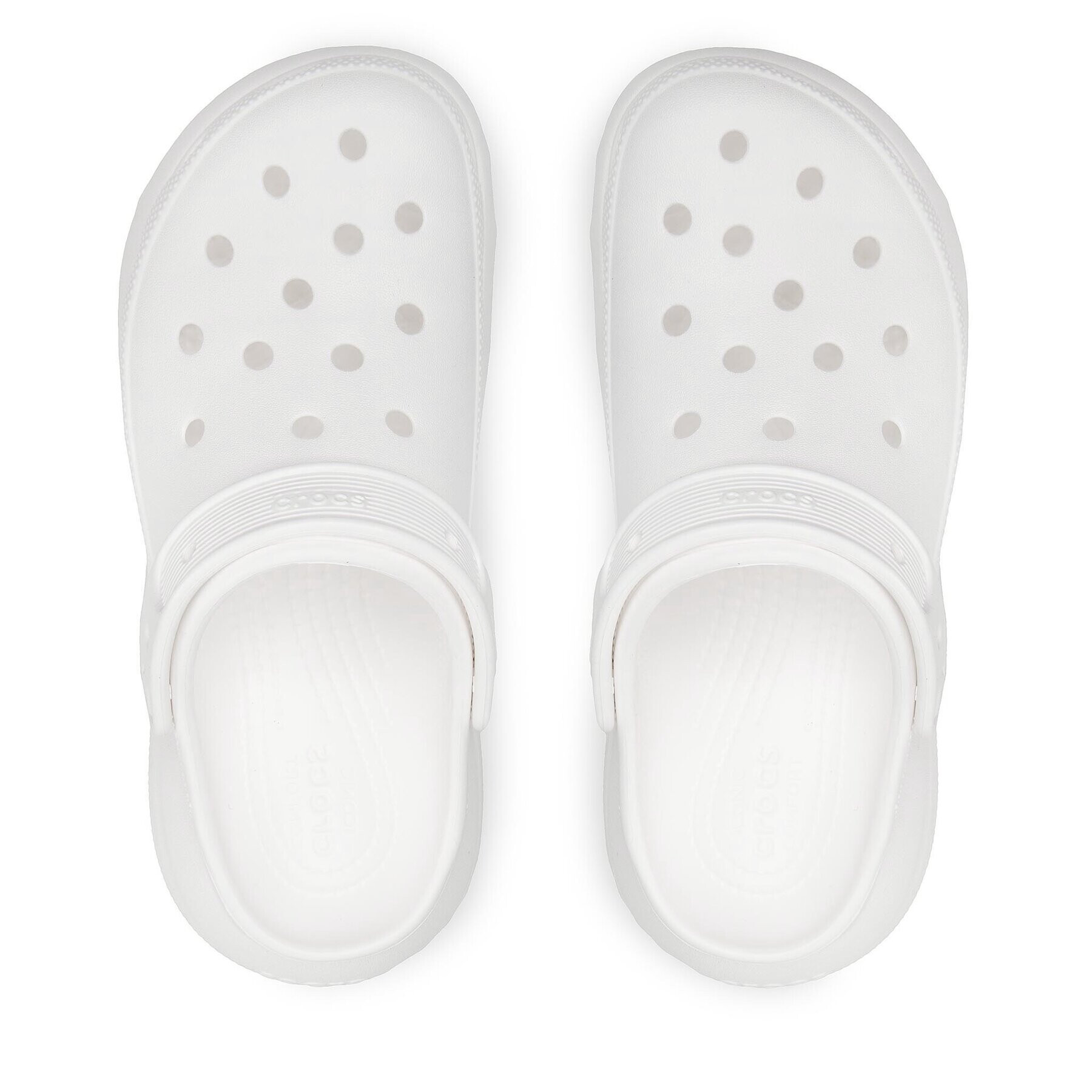 Crocs Чехли Classic Crush Clog 207521 Бял - Pepit.bg