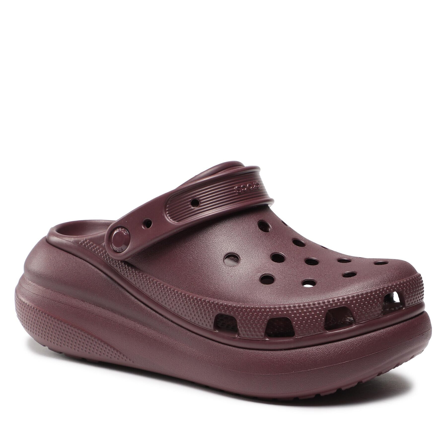 Crocs Чехли Classic Crush Clog 207521 Бордо - Pepit.bg